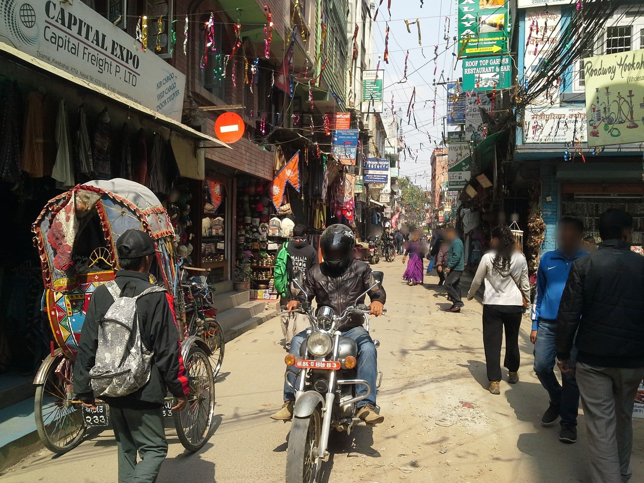 Street view near Hotel Nepalaya, Kathmandu