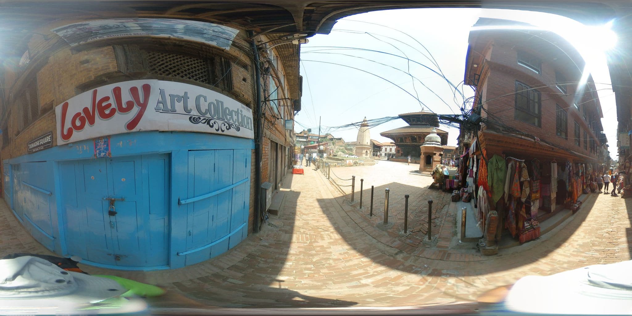 Street view near Golden Gate, Madhyapur Thimi — © javiersanp (CC BY-SA · Mapillary)