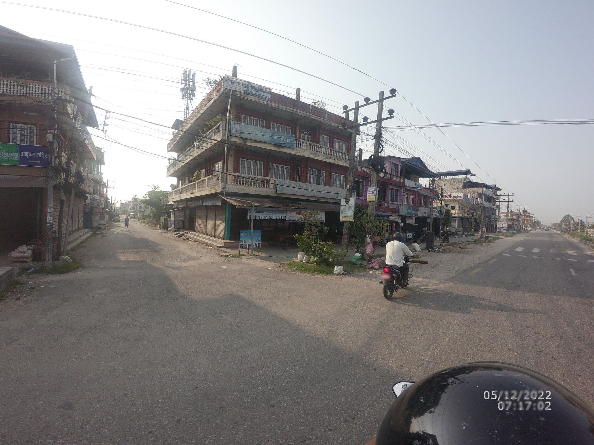 Street view near Ashish Guest House, Bharatpur