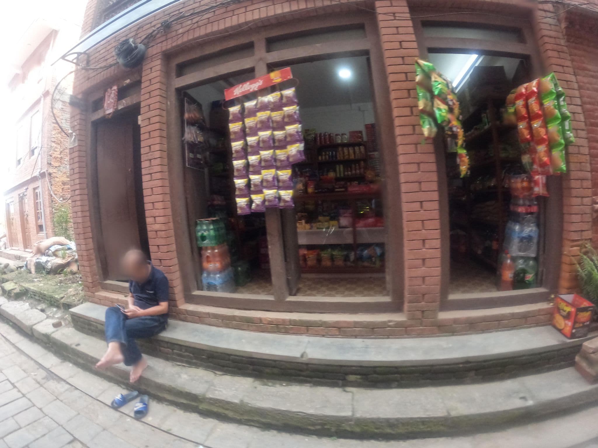 Street view near Hotel Durbar Side, Madhyapur Thimi — © sachin_manandhar (CC BY-SA · Mapillary)