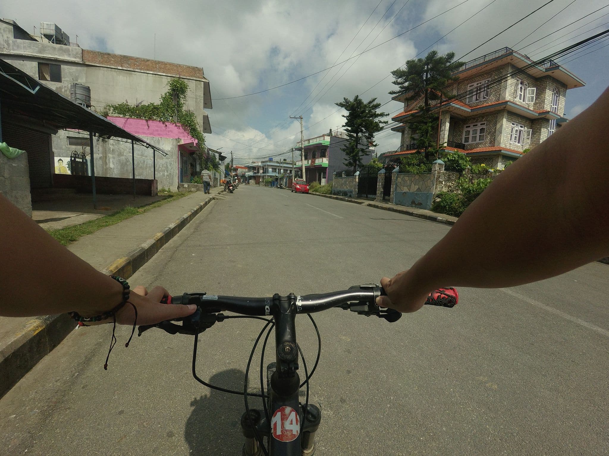 Street view near Hotel Om, Pokhara