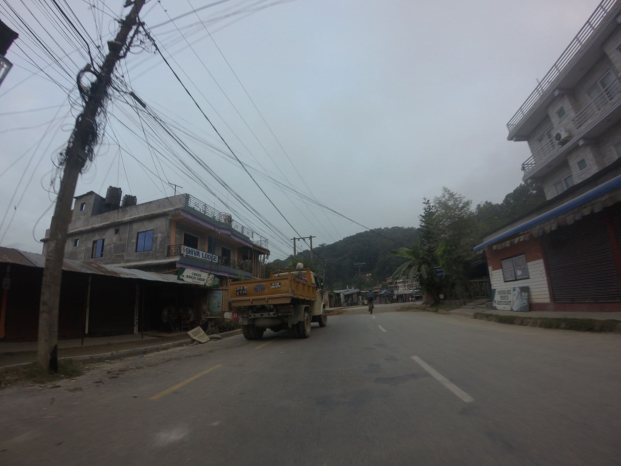 Street view near Shiva lodge, Pokhara