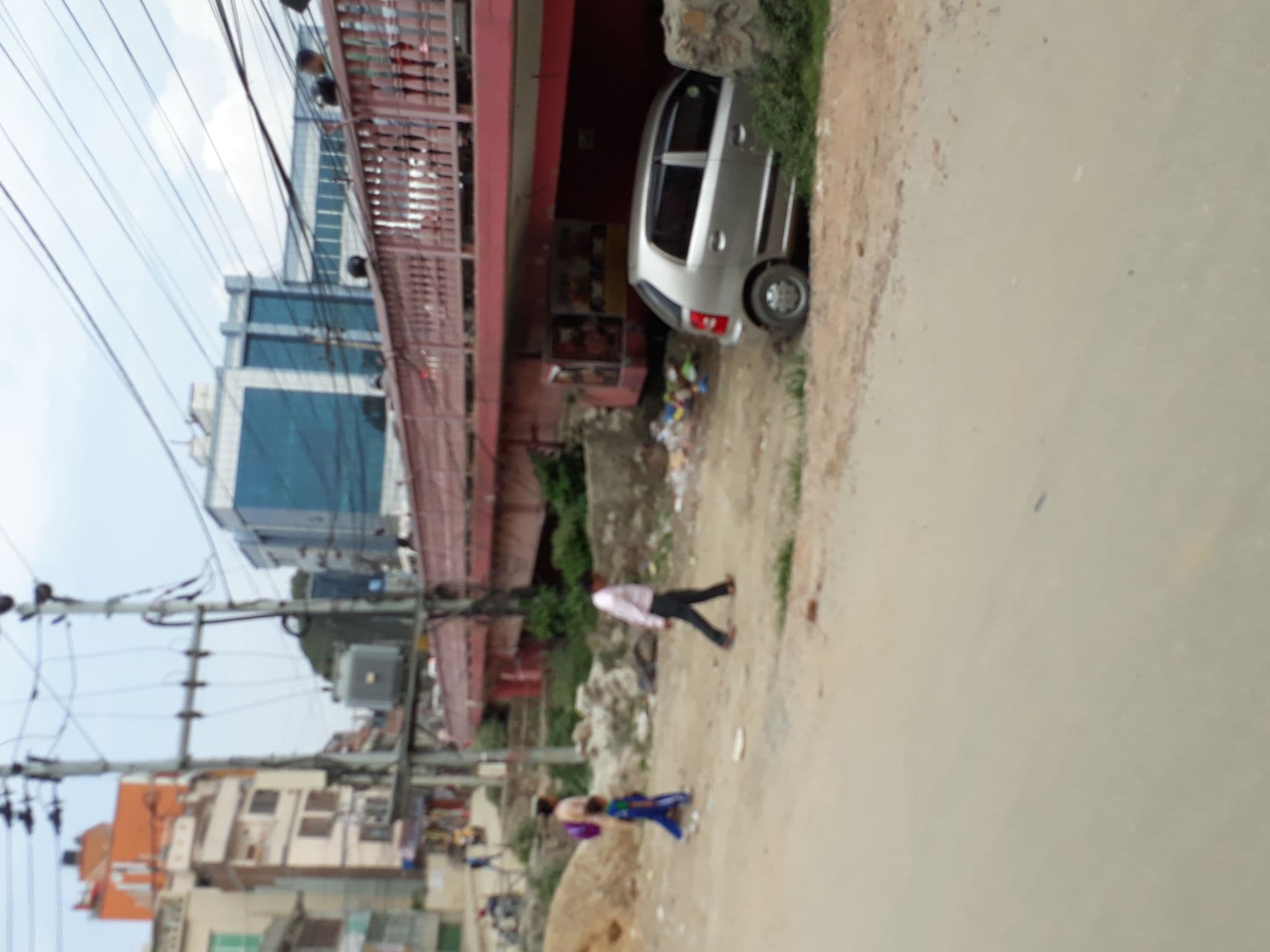 Street view near Lumbini Boys Hostel, Kathmandu