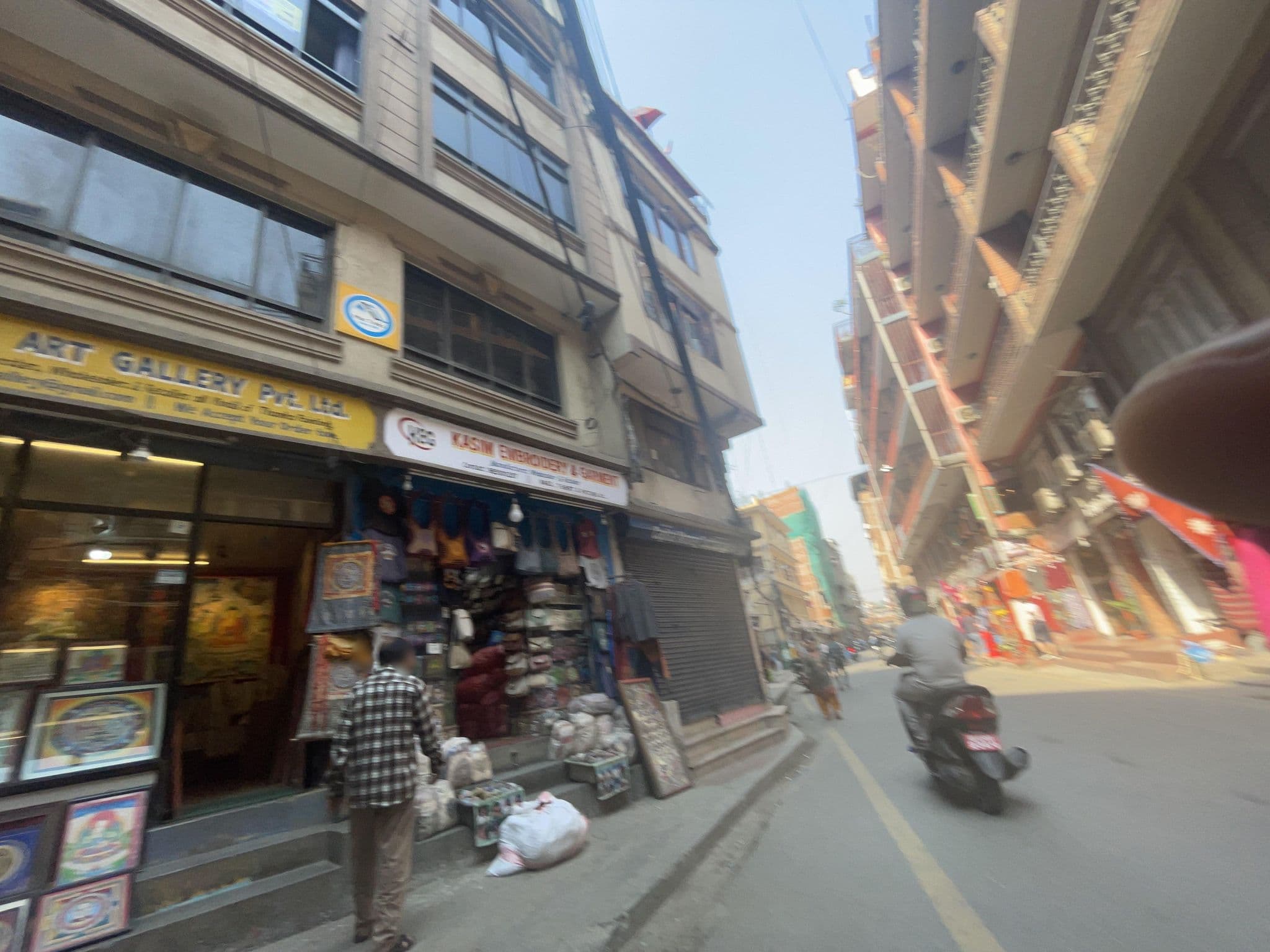 Street view near Royal Penguin Boutique Hotel Pvt. Ltd, Kathmandu — © vagrant42 (CC BY-SA · Mapillary)