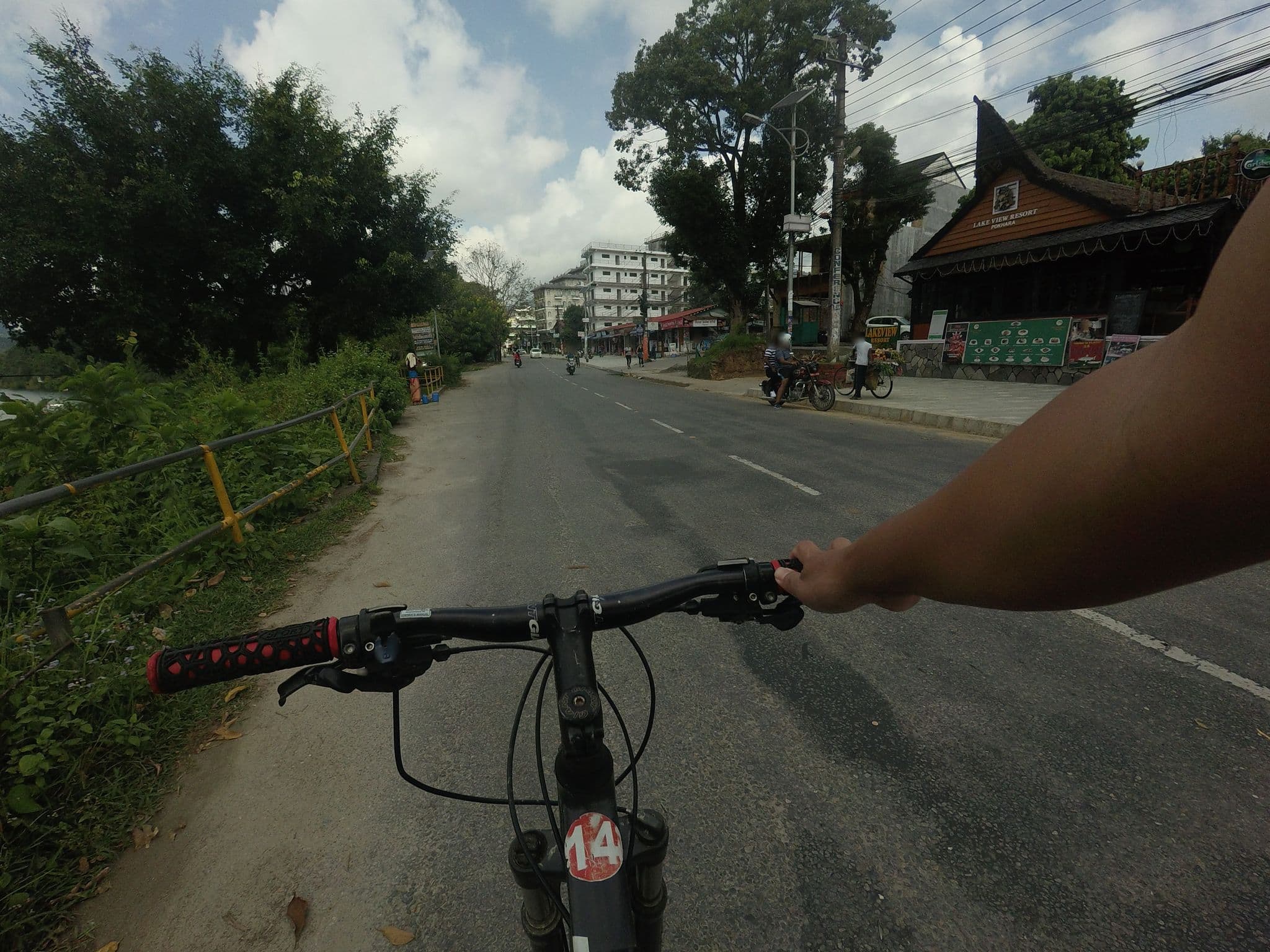 Street view near Lake View Resort, Pokhara