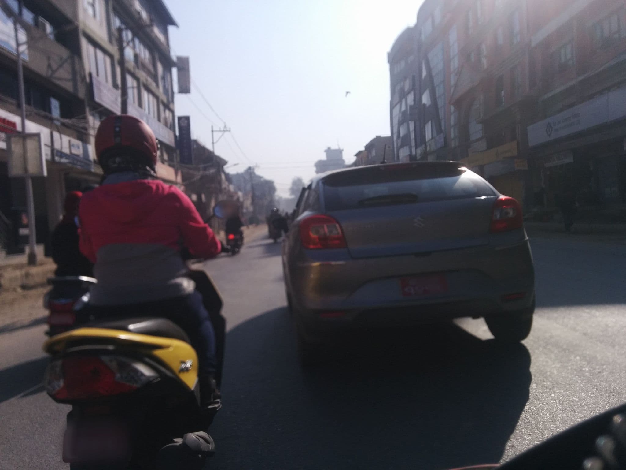 Street view near Hotel Orchid, Kathmandu