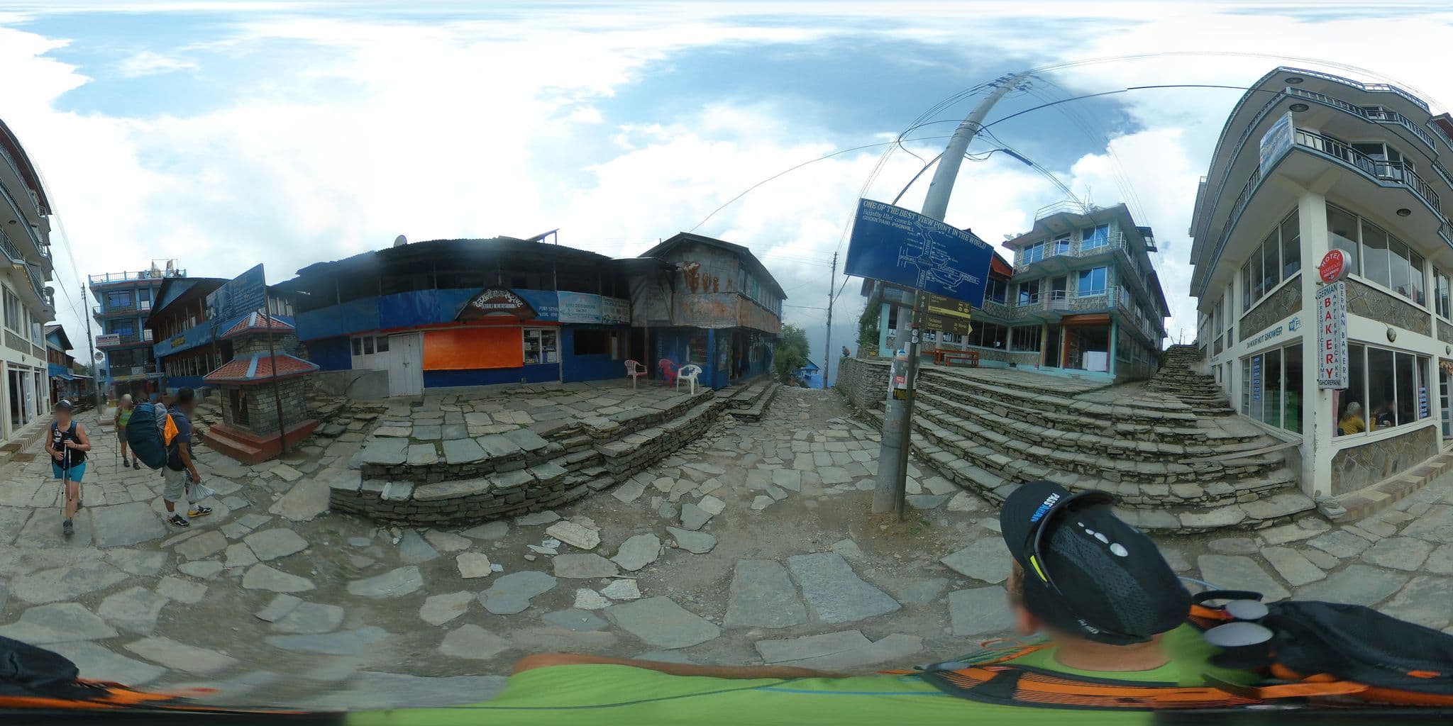 Street view near Himalayan View Lodge and Restaurant, Chitre