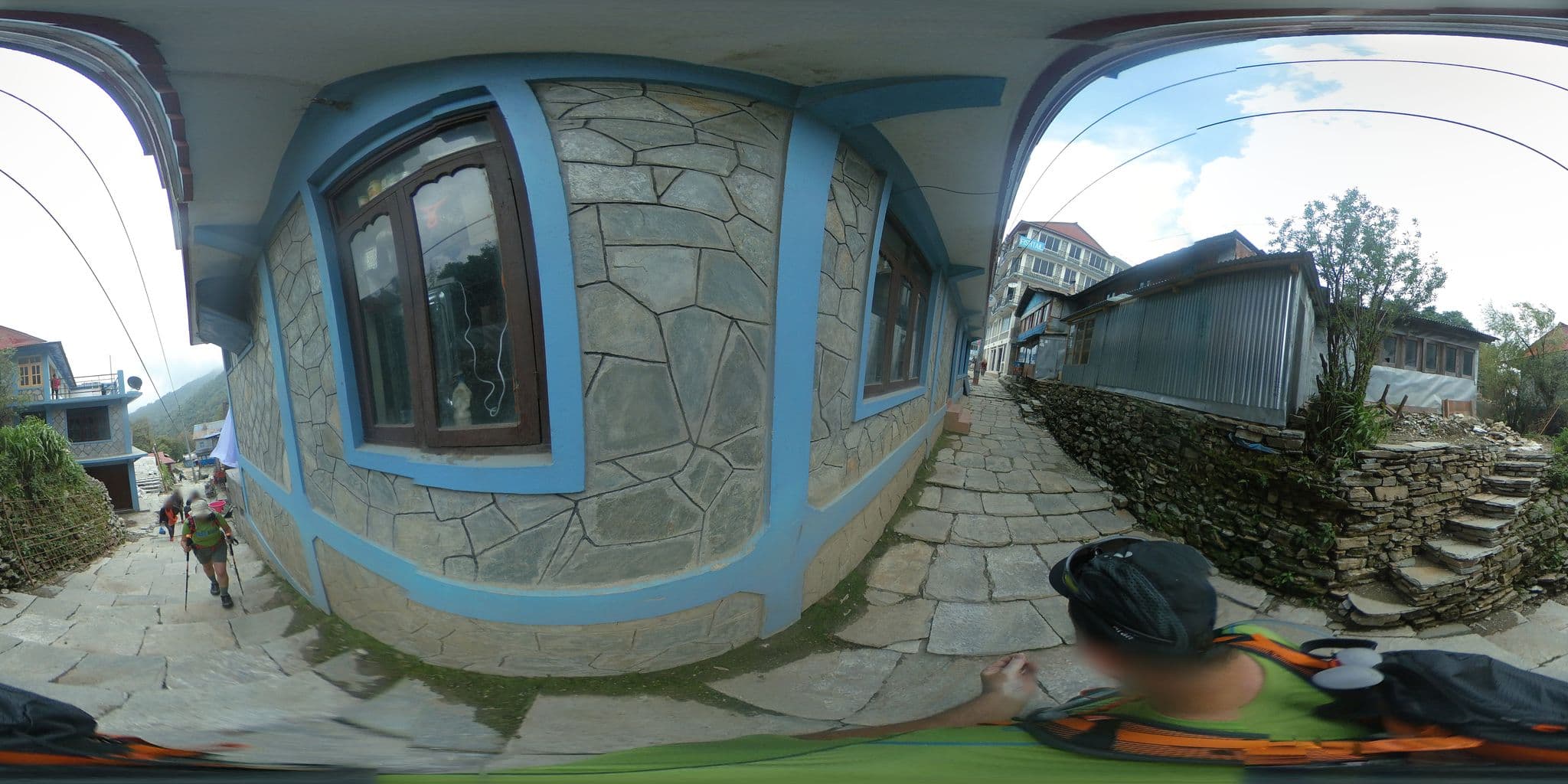 Street view near Poon Hill Guest House, Chitre