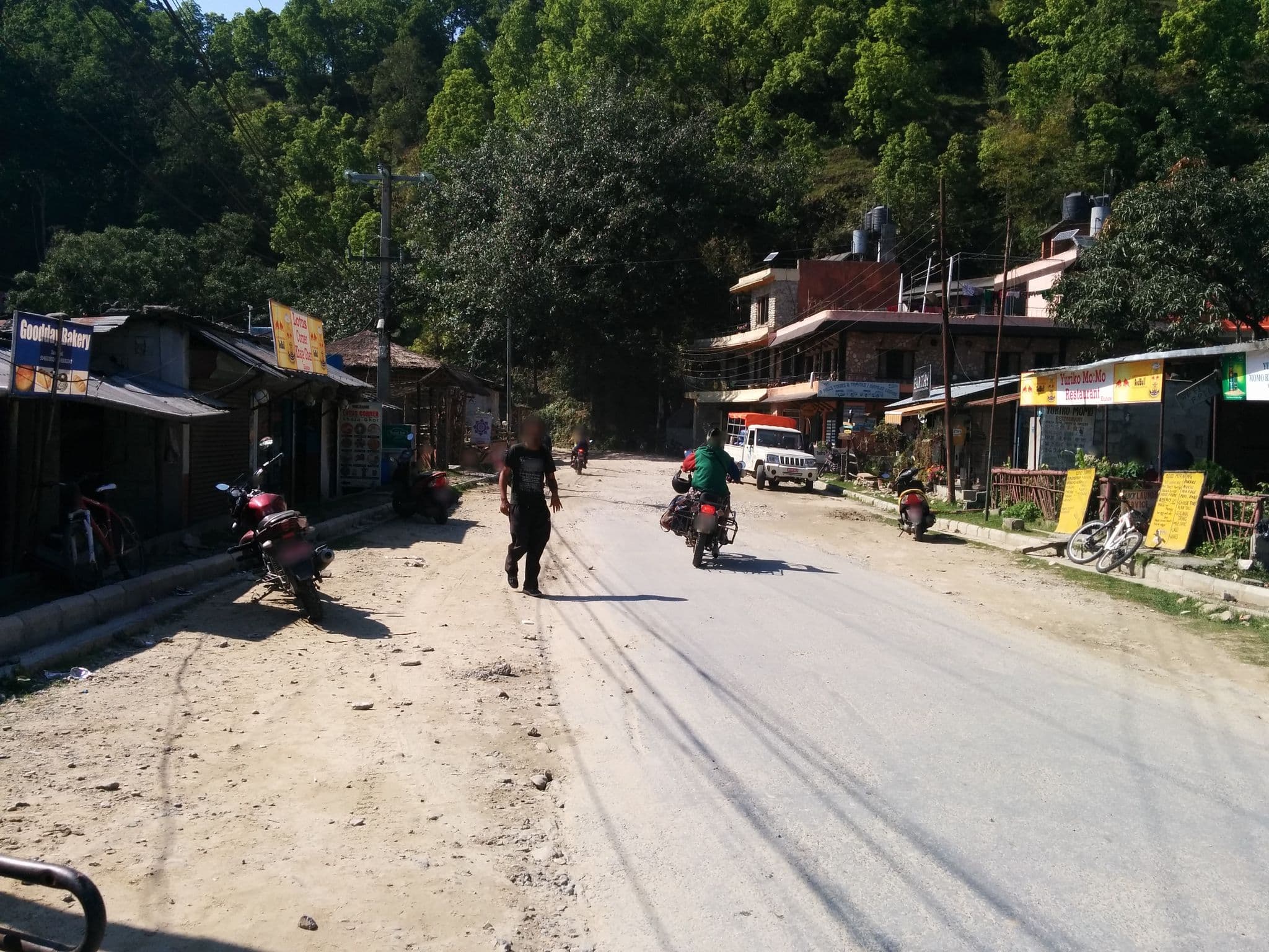 Street view near Yuriko, Pokhara
