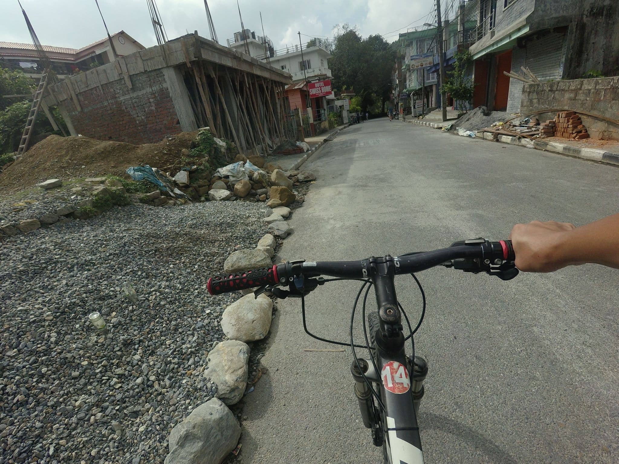 Street view near Hotel Swiss Home, Pokhara — © GOwin (CC BY-SA · Mapillary)