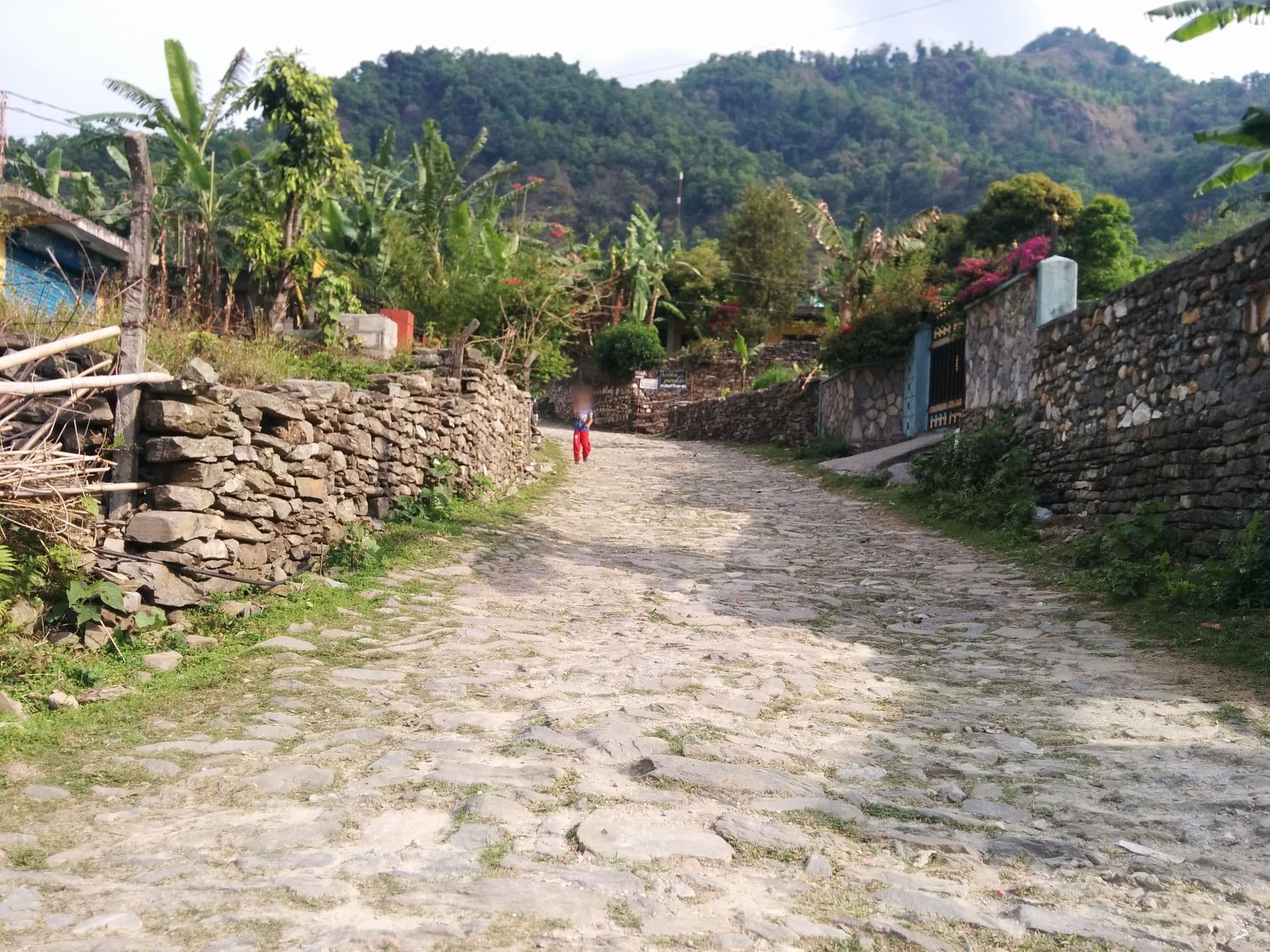 Street view near NG Rest House, Pokhara