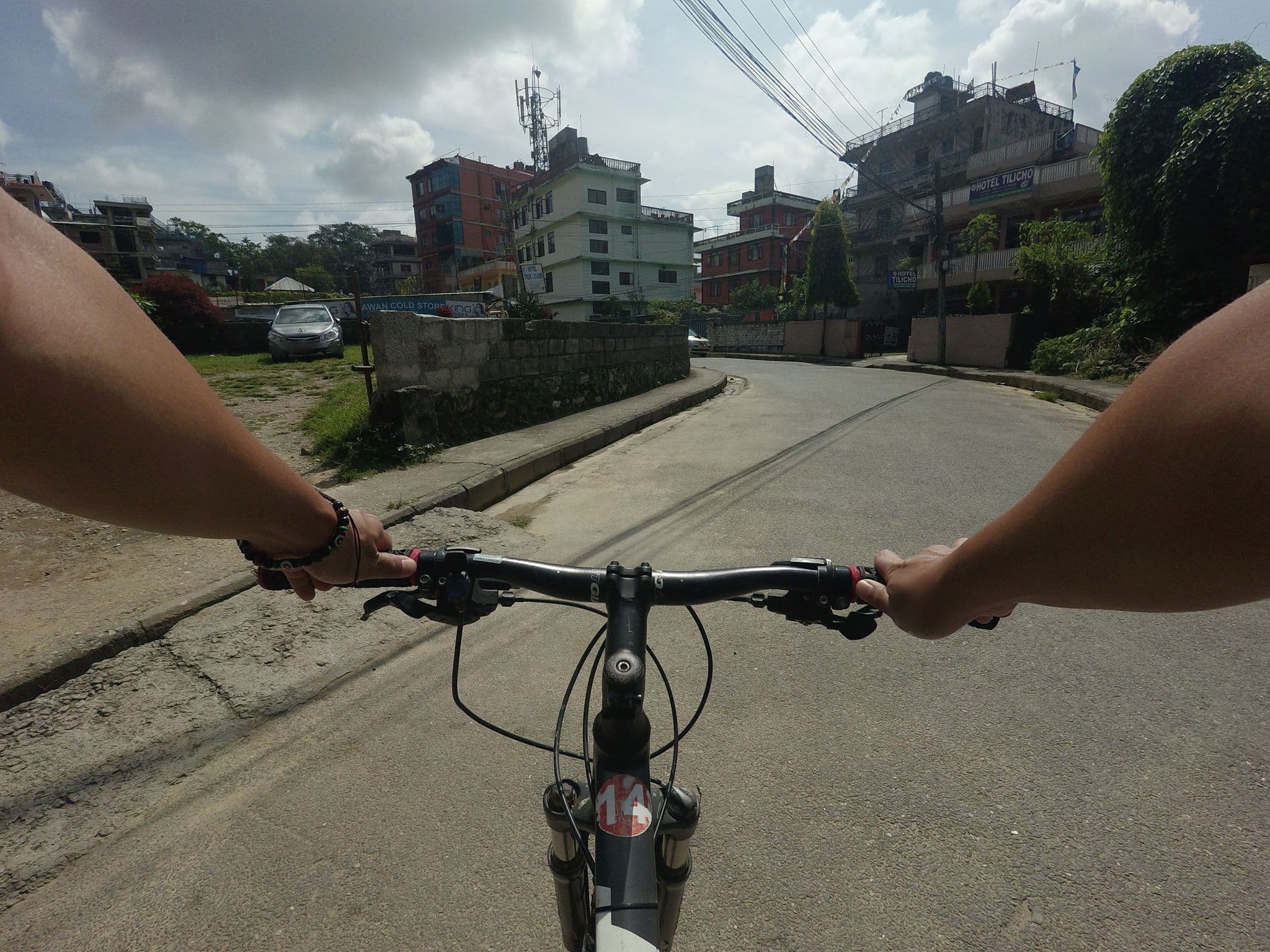 Street view near Hotel Third Pole, Pokhara
