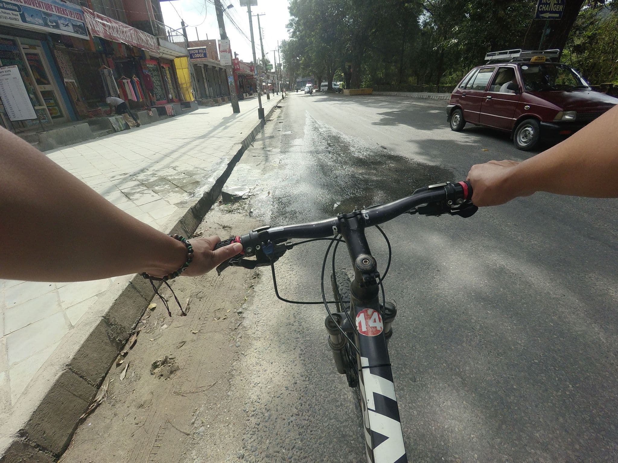 Street view near Snow Hill Lodge, Pokhara