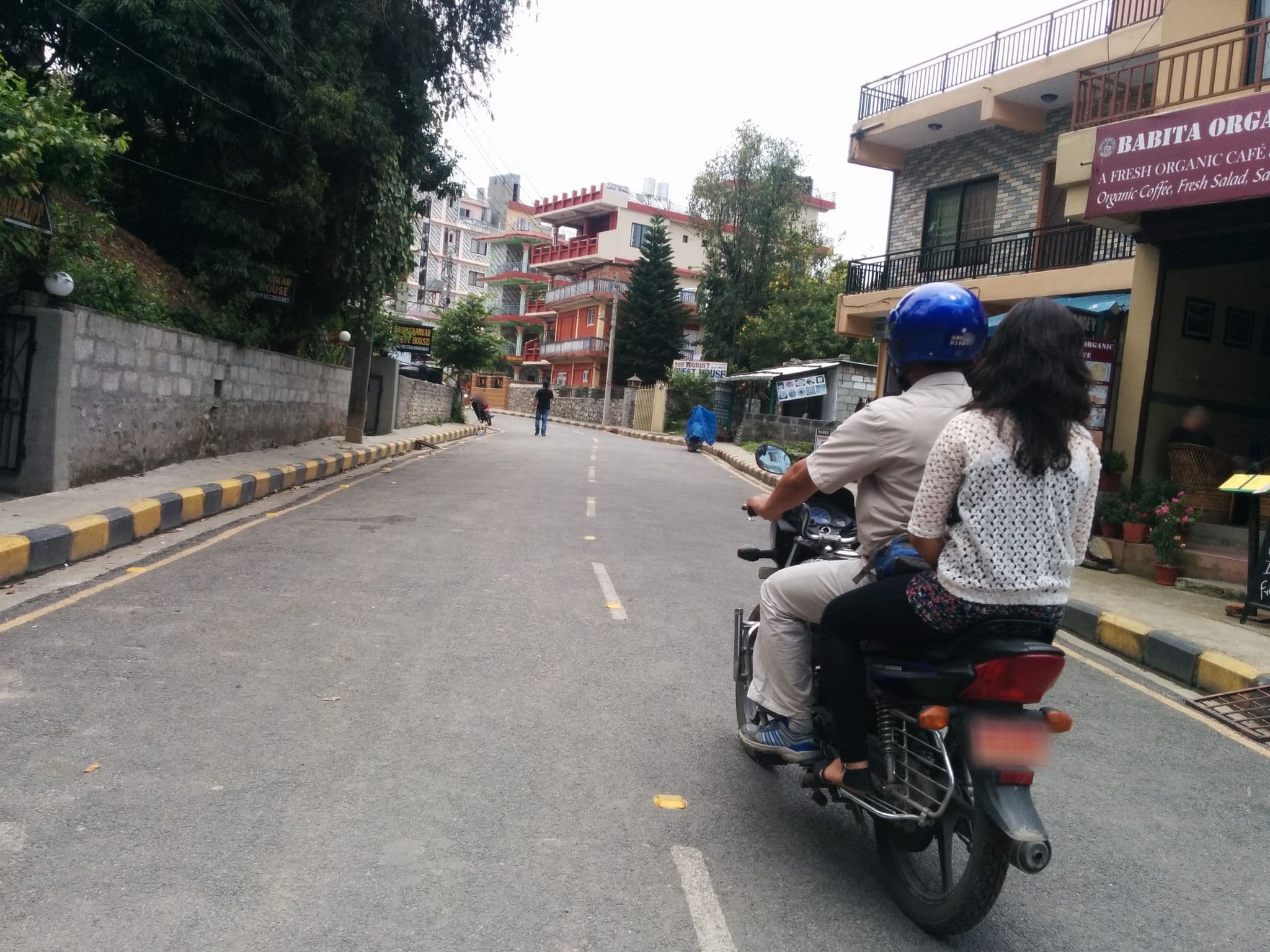 Street view near Gauri Shankar Guest House, Pokhara
