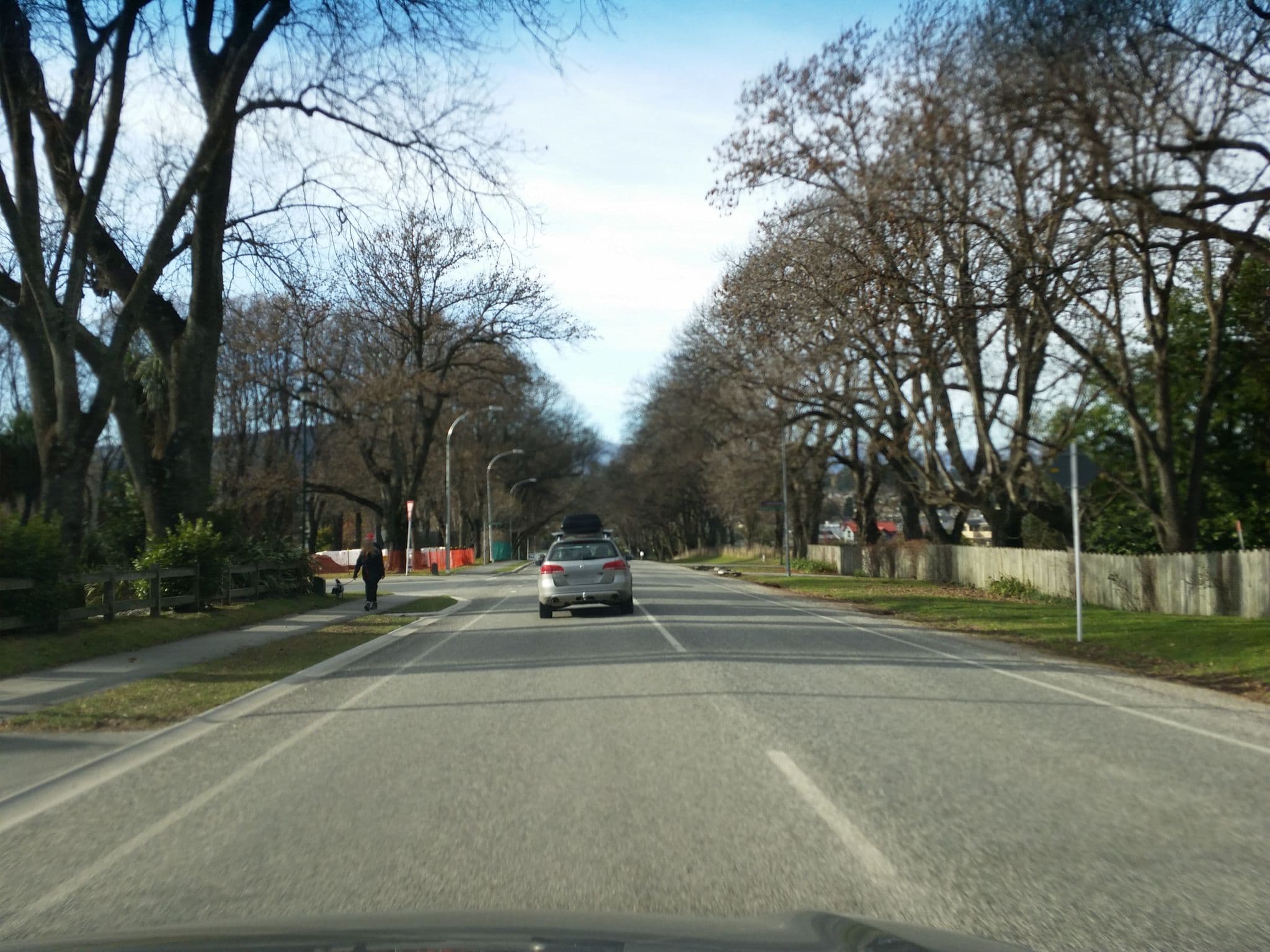 Street view near Wanaka Homestead Lodge and Cottages, Wanaka — © bmannz (CC BY-SA · Mapillary)