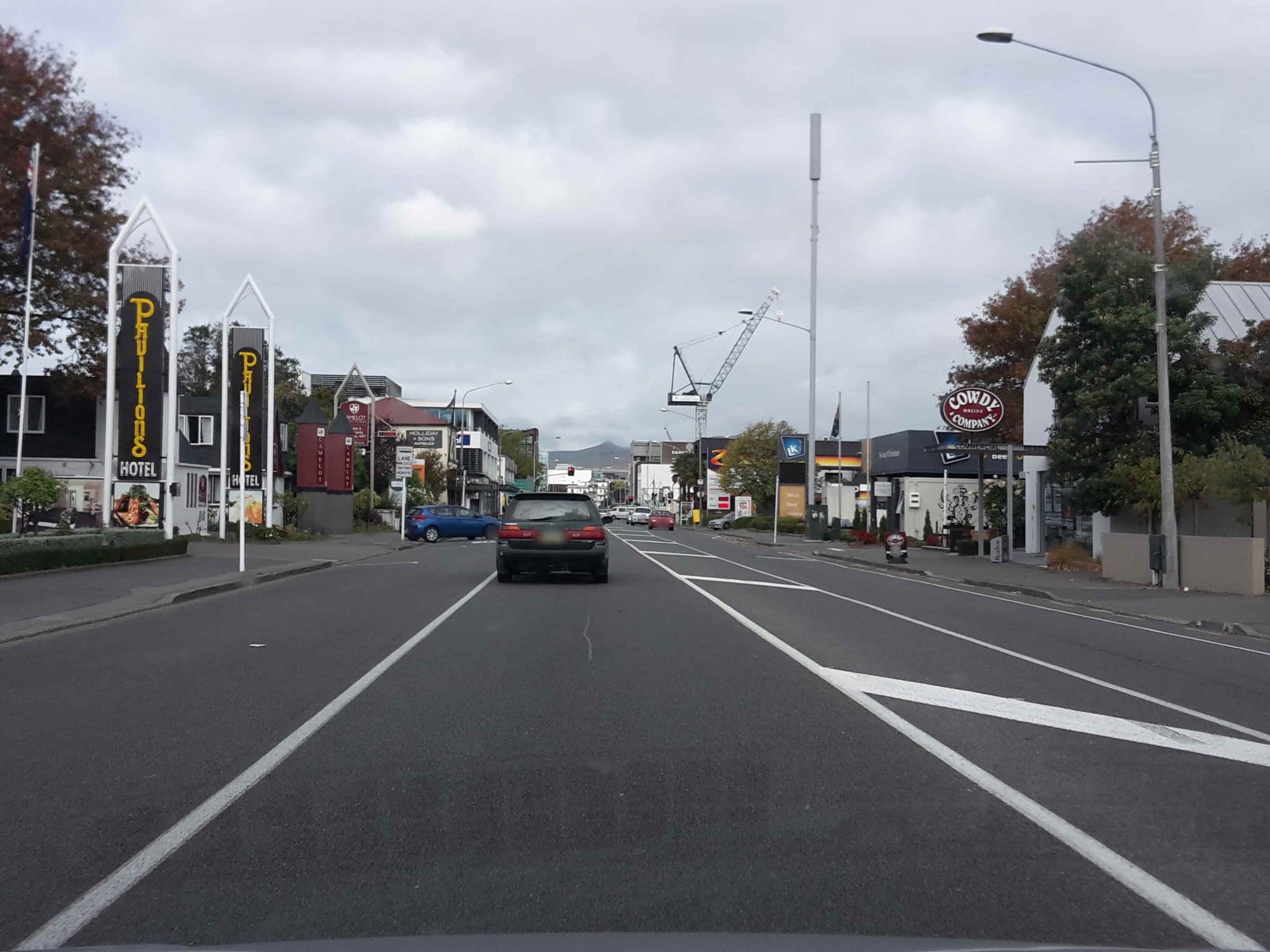 Street view near Ashford Motor Lodge, Christchurch — © hoodlum (CC BY-SA · Mapillary)
