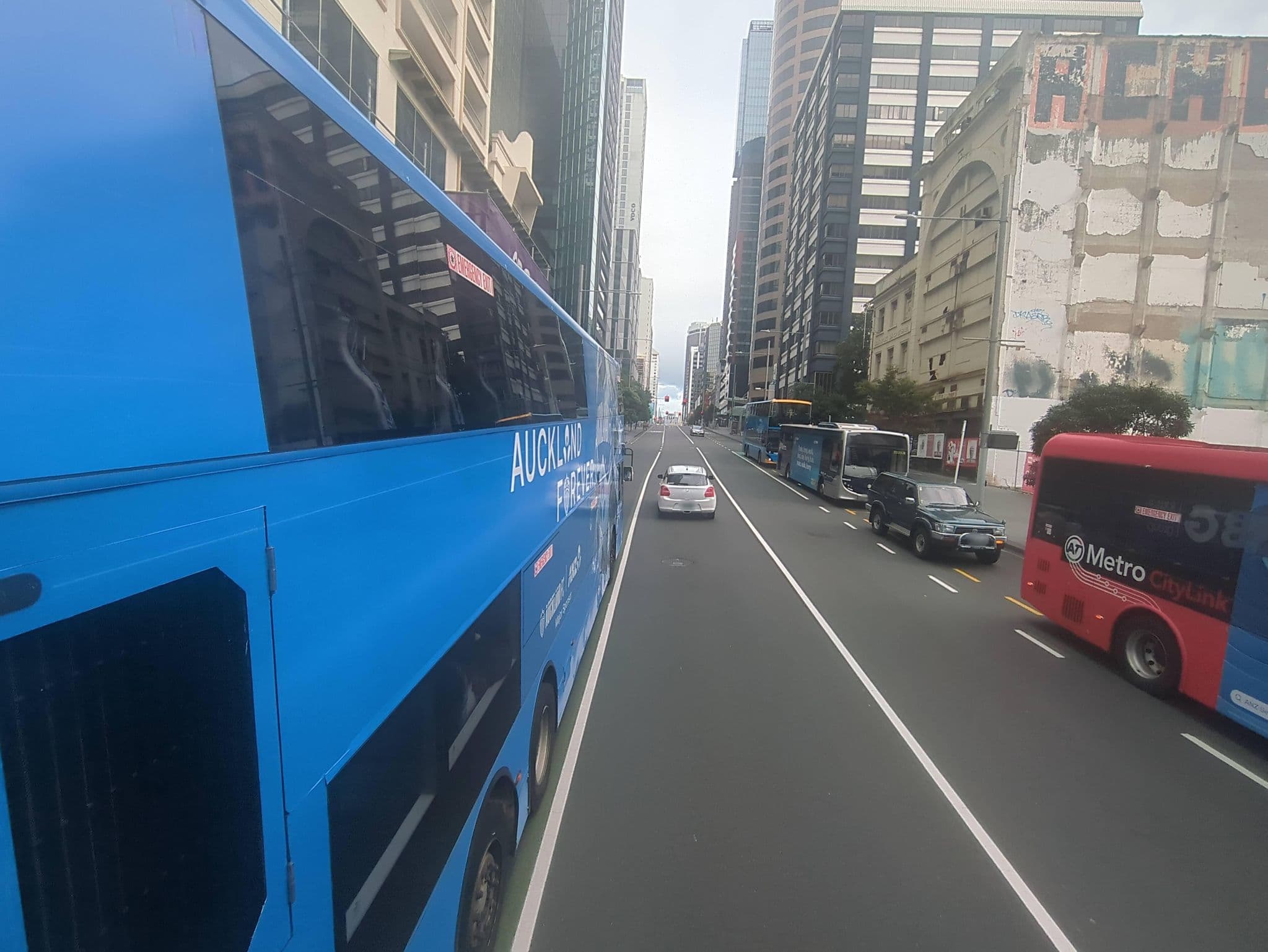 Street view near Quay West, Auckland — © johngc41 (CC BY-SA · Mapillary)