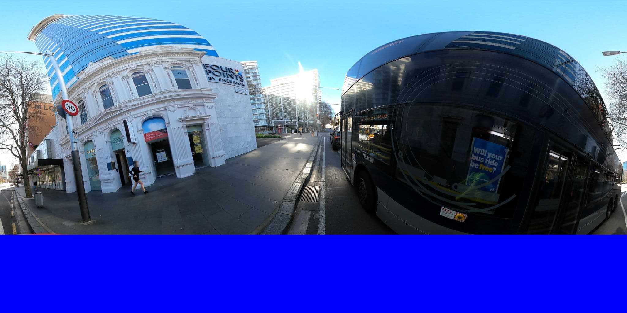 Street view near Four Points by Sheraton, Auckland — © ralley (CC BY-SA · Mapillary)