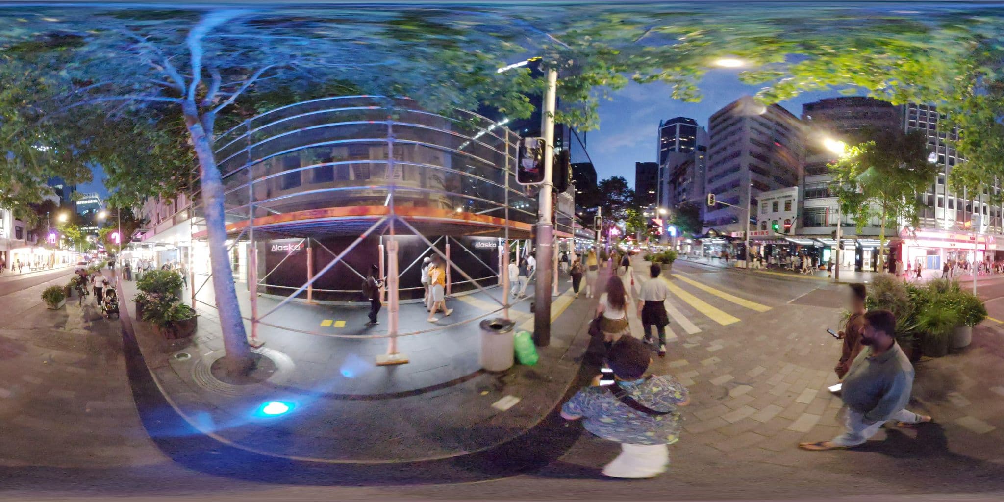 Street view near Queen Street Backpackers, Auckland — © mapconcierge (CC BY-SA · Mapillary)