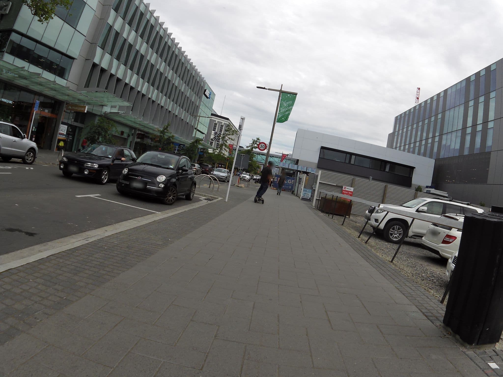 Street view near Christchurch City Hotel, Christchurch — © skillsy (CC BY-SA · Mapillary)