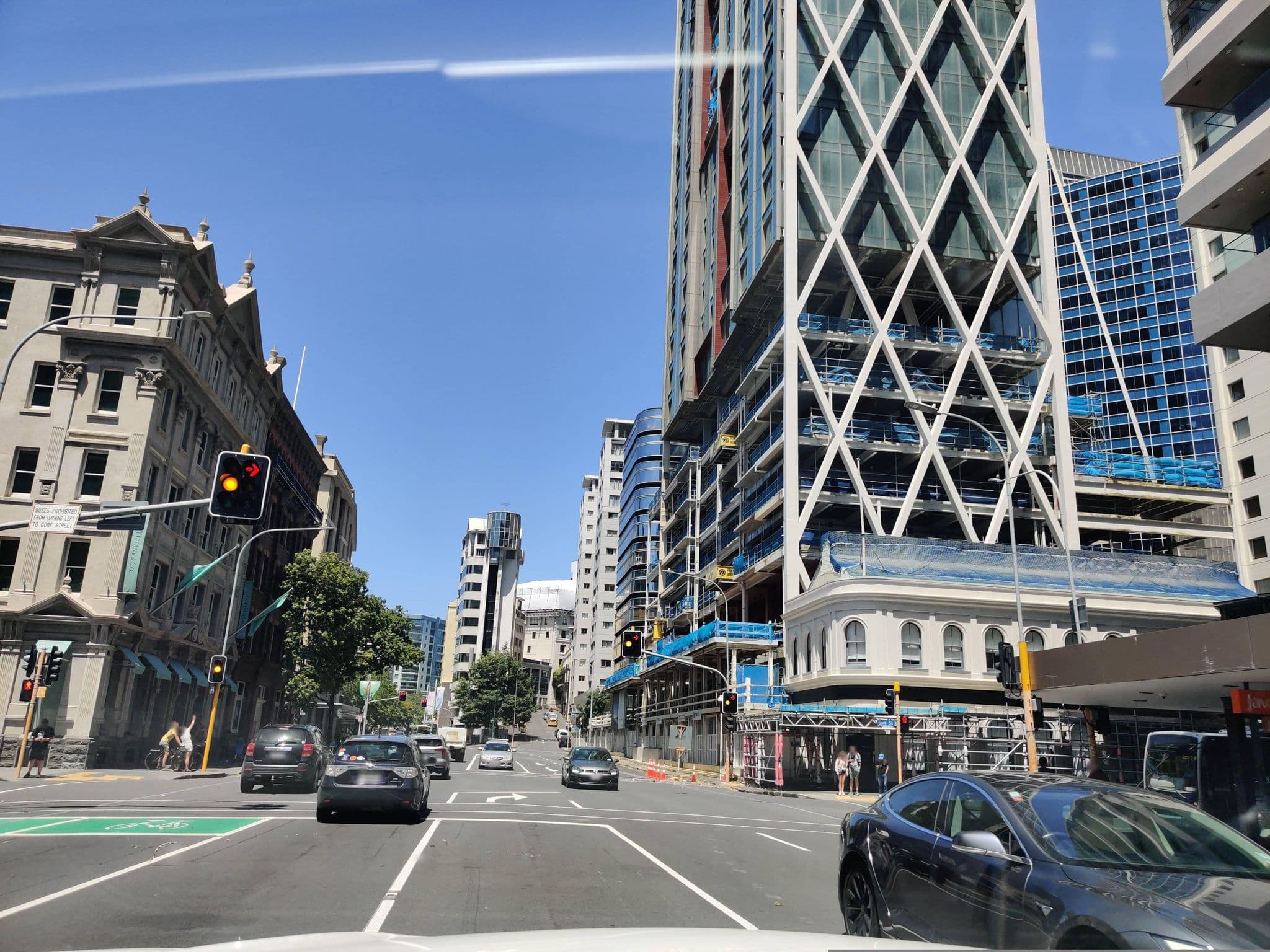 Street view near The Hotel Britomart, Auckland — © elphix (CC BY-SA · Mapillary)