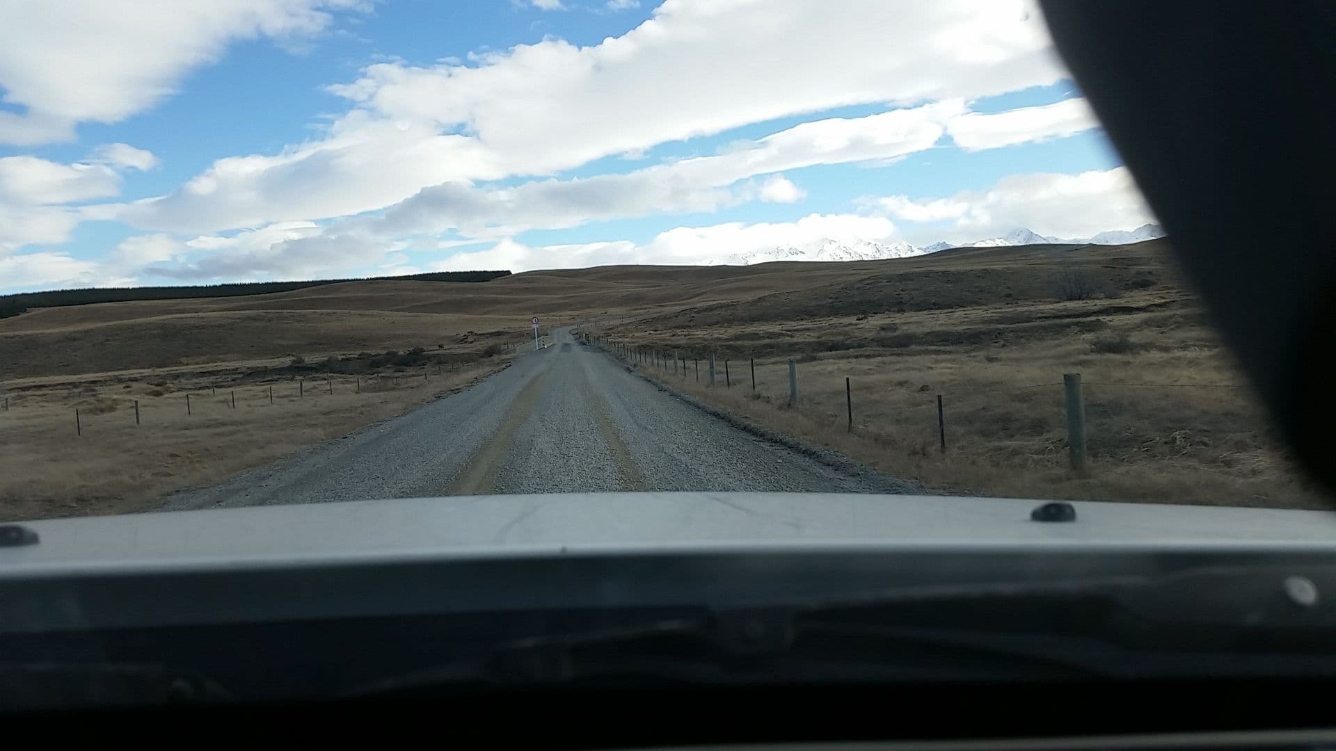 Street view near Telegraph Hut, Twizel