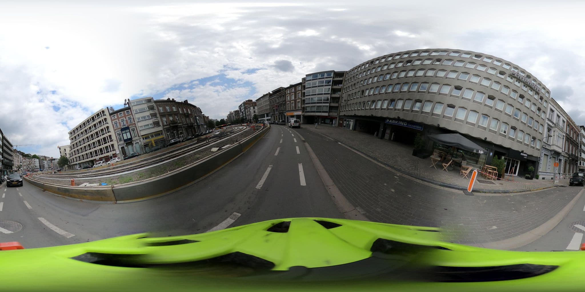 Street view near Pentahotel Liège, Liège — © ledantec (CC BY-SA · Mapillary)