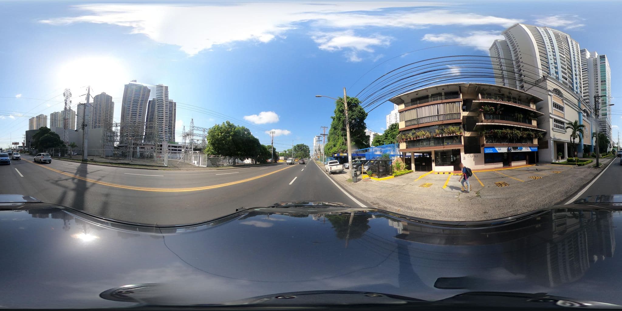 Street view near Blue Bay Tower, Panama City — © kaart5 (CC BY-SA · Mapillary)