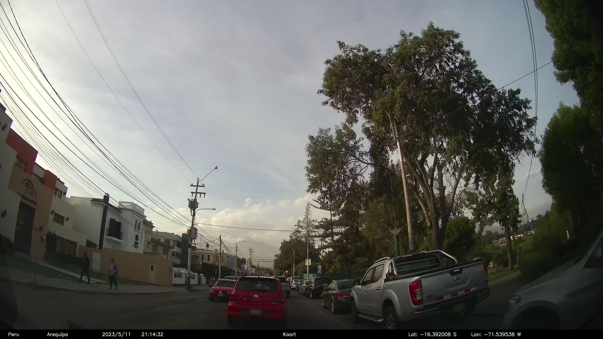 Street view near La Maison d'Elise, Arequipa