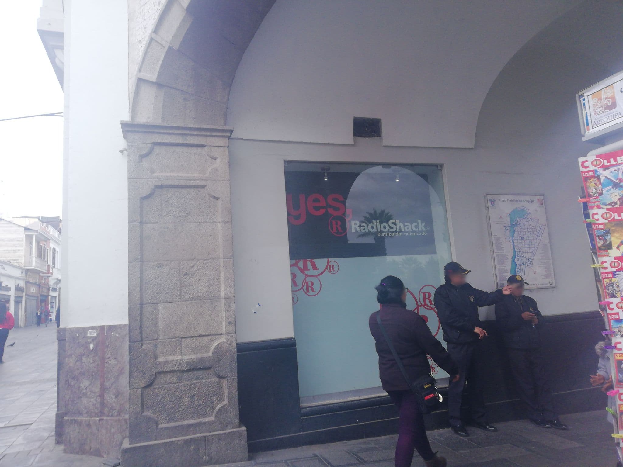 Street view near Casa Andina, Arequipa