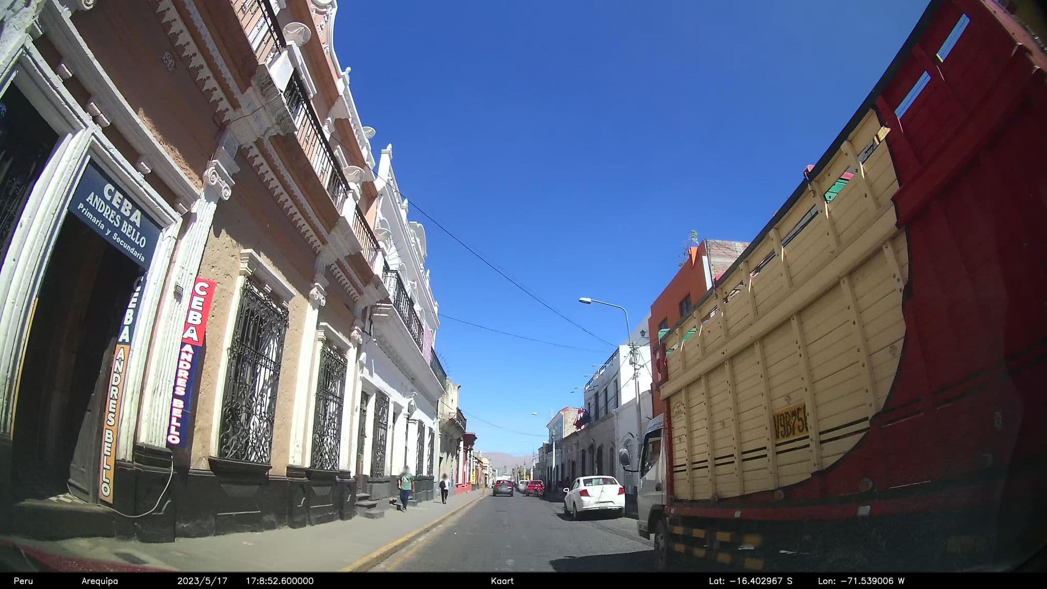 Street view near MANSION RIVIERA, Arequipa