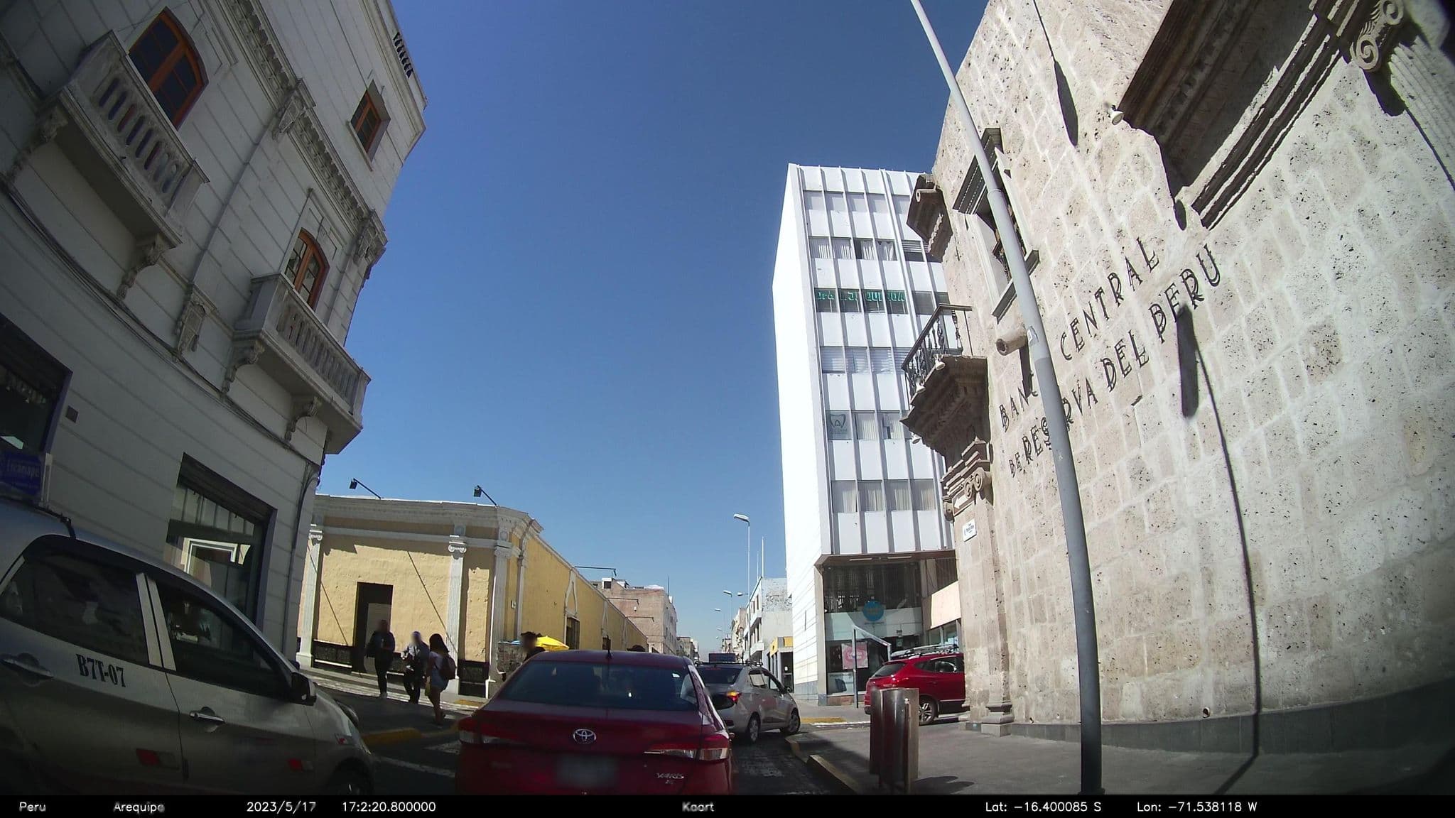Street view near Los Andes, Arequipa