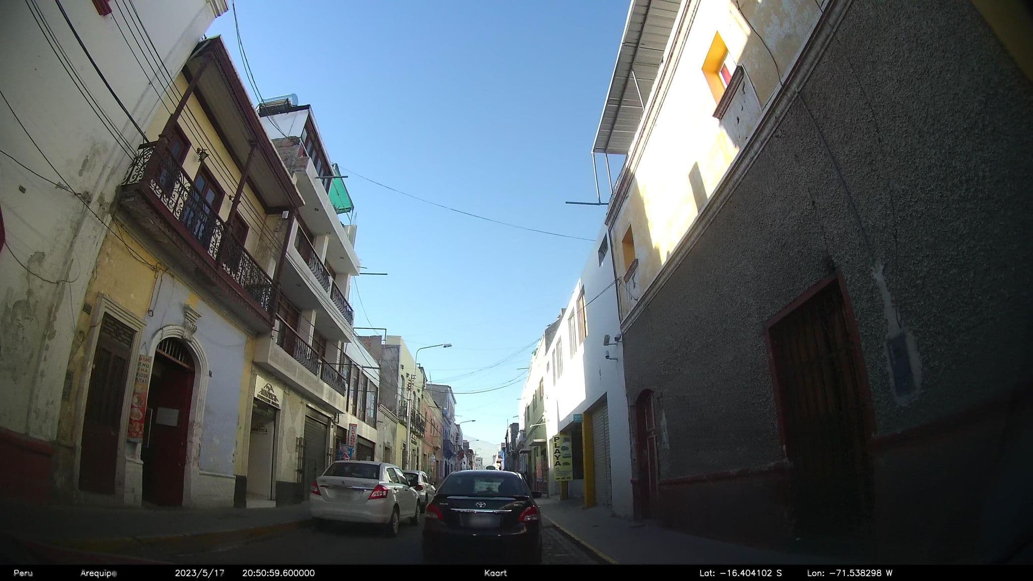Street view near Gran hotel, Arequipa