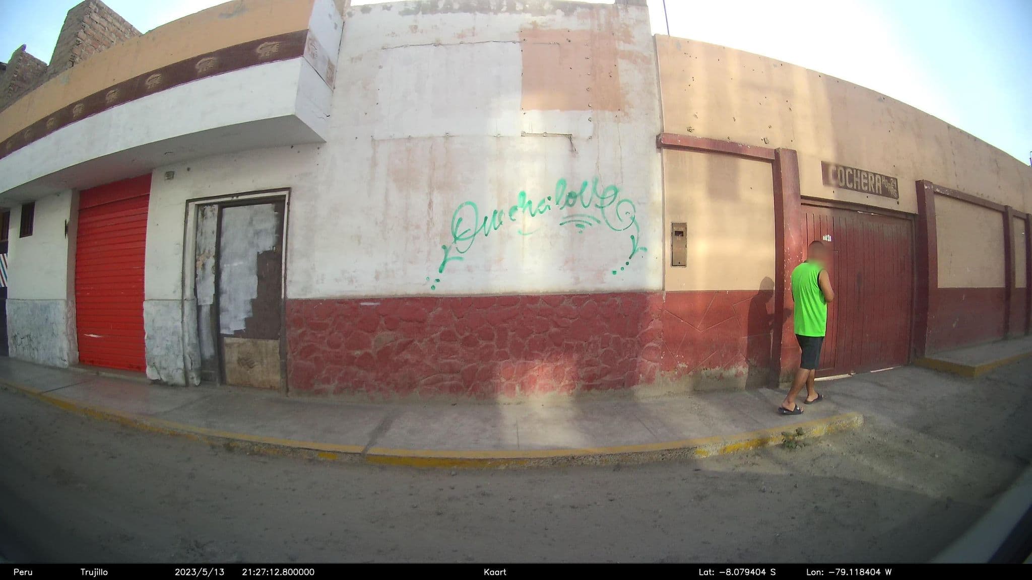 Street view near Hospedaje Don Cube, Huanchaquito Alto — © kaart_2 (CC BY-SA · Mapillary)