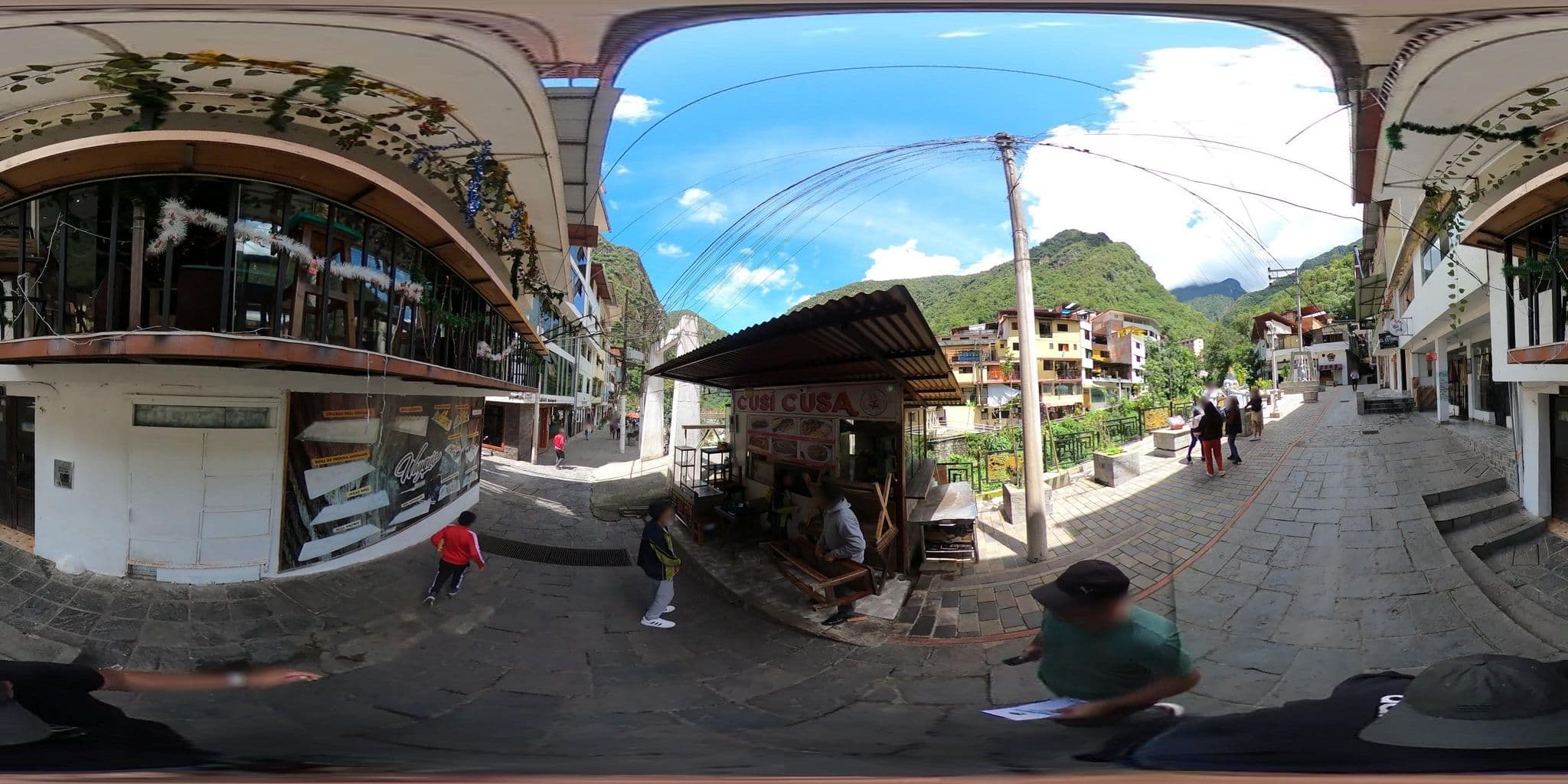 Street view near Salkantay Inn, Machupicchu — © jaderbavaresco (CC BY-SA · Mapillary)