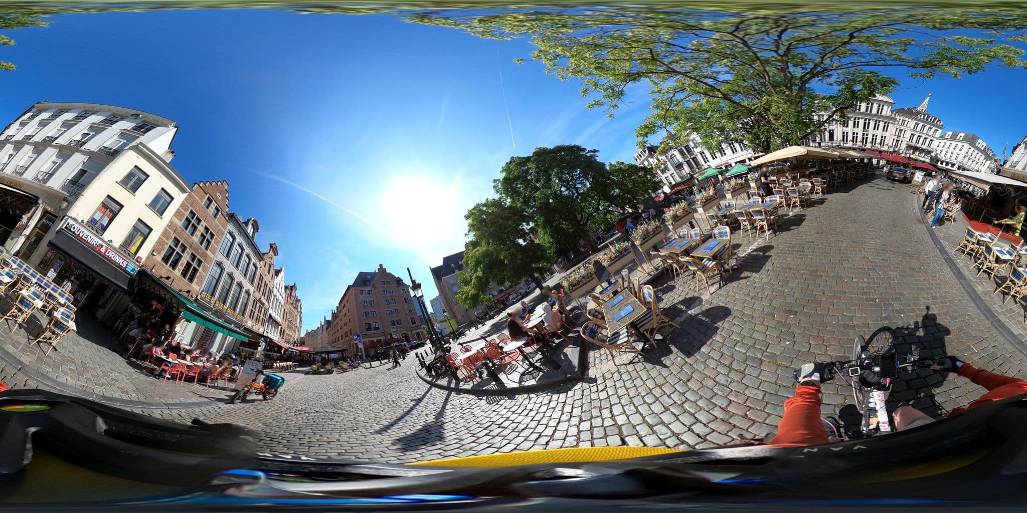 Street view near The Moon, Brussels — © Stefdegreef (CC BY-SA · Mapillary)