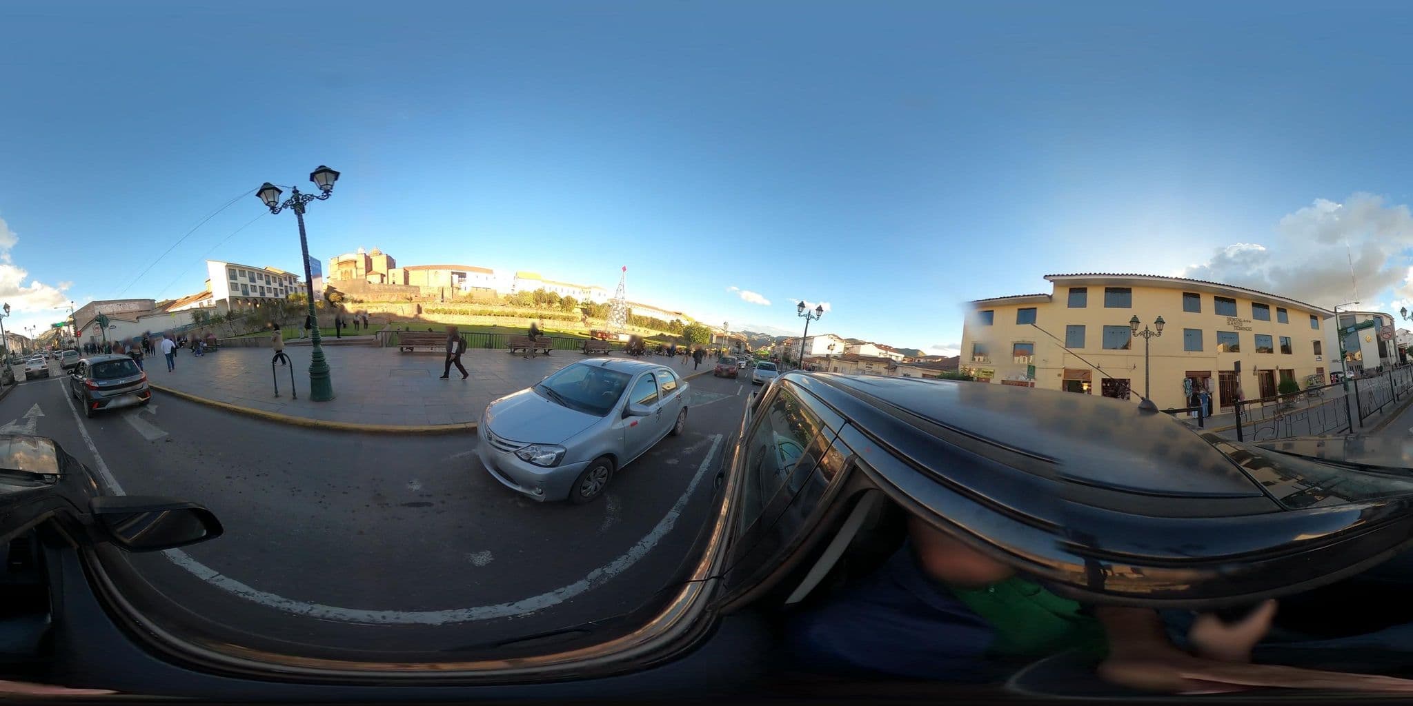 Street view near Santo Domingo, Santiago