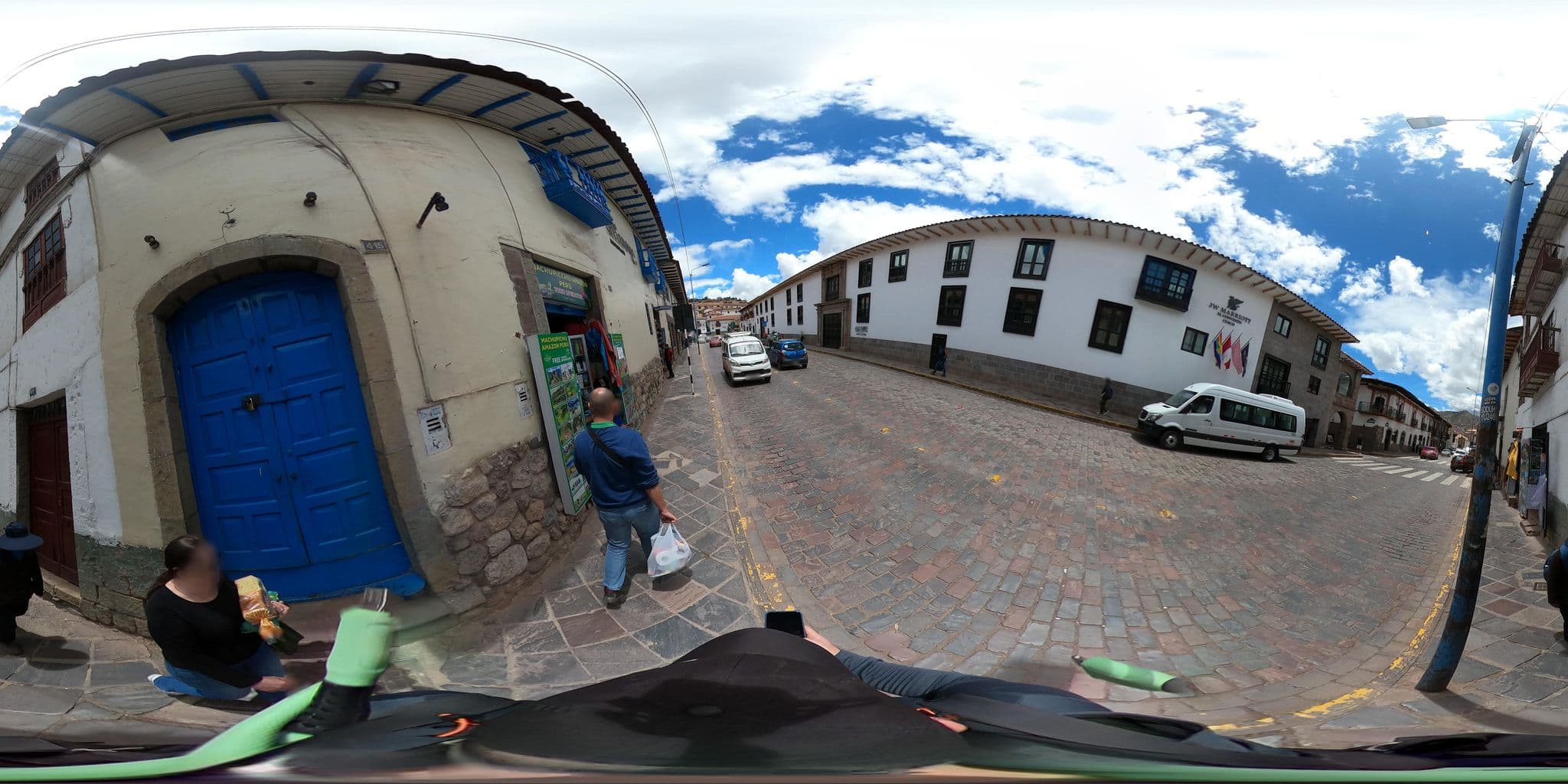 Street view near Monasterio Del Inka, Santiago