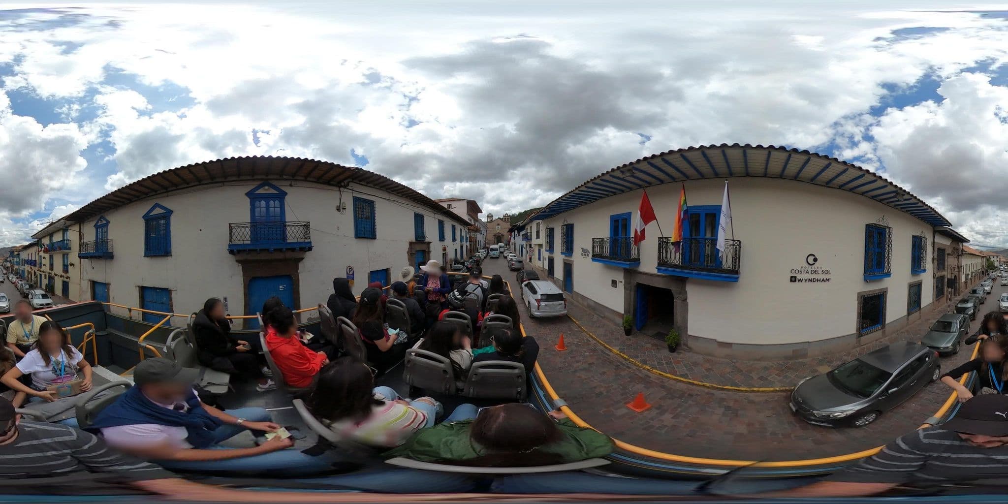 Street view near Costa del Sol Wyndham, Santiago