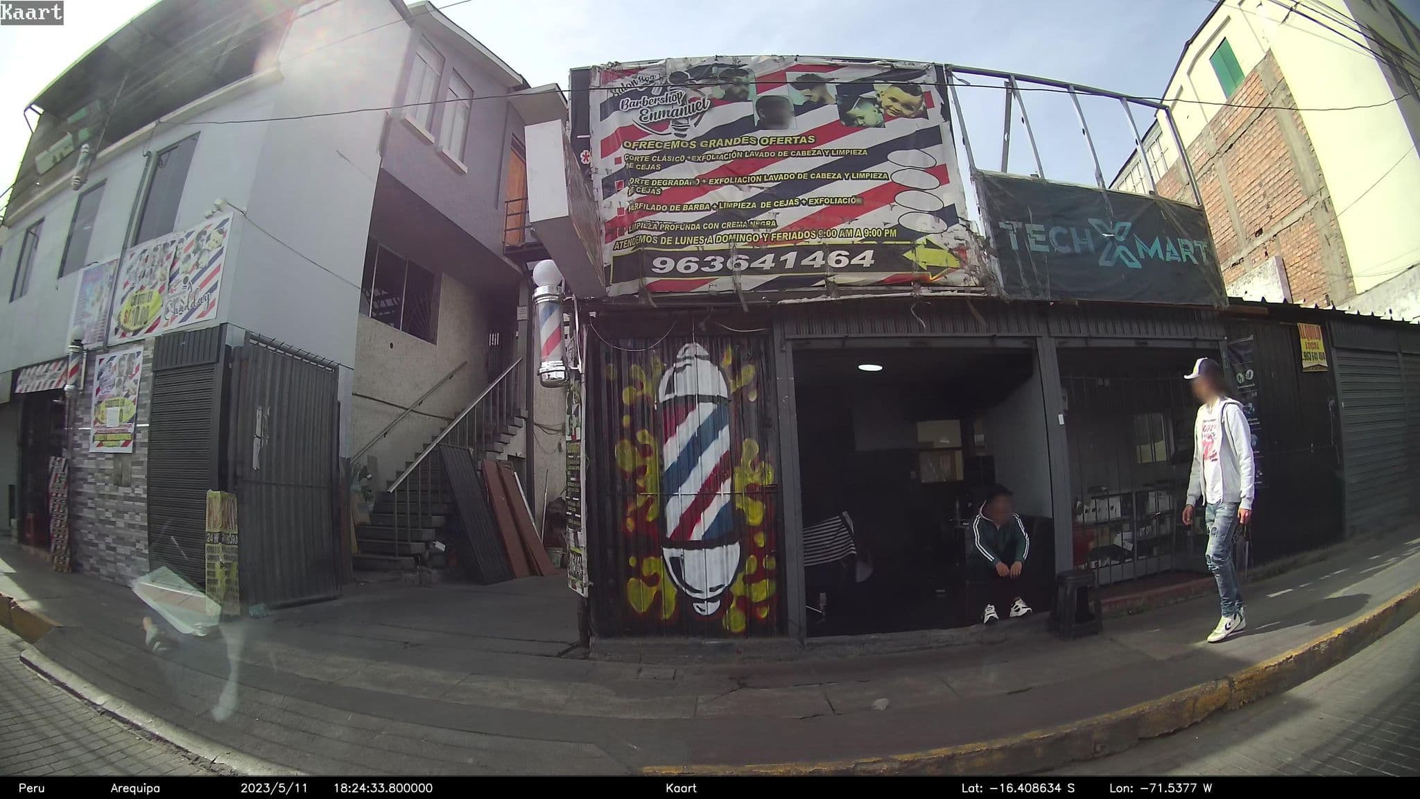 Street view near Hostal Ari Quepay, Arequipa