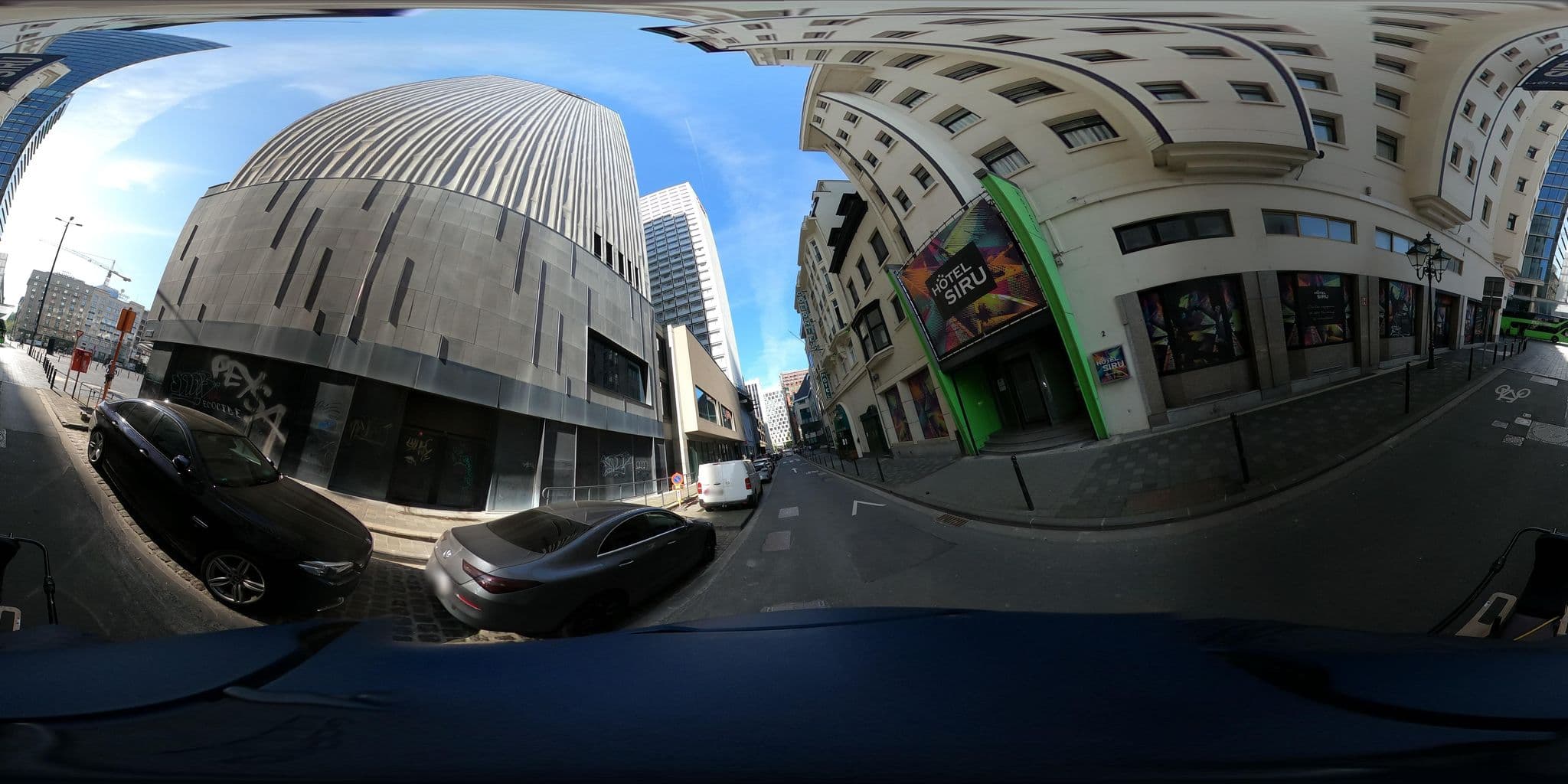 Street view near Hotel Siru, Brussels — © thierry1030 (CC BY-SA · Mapillary)