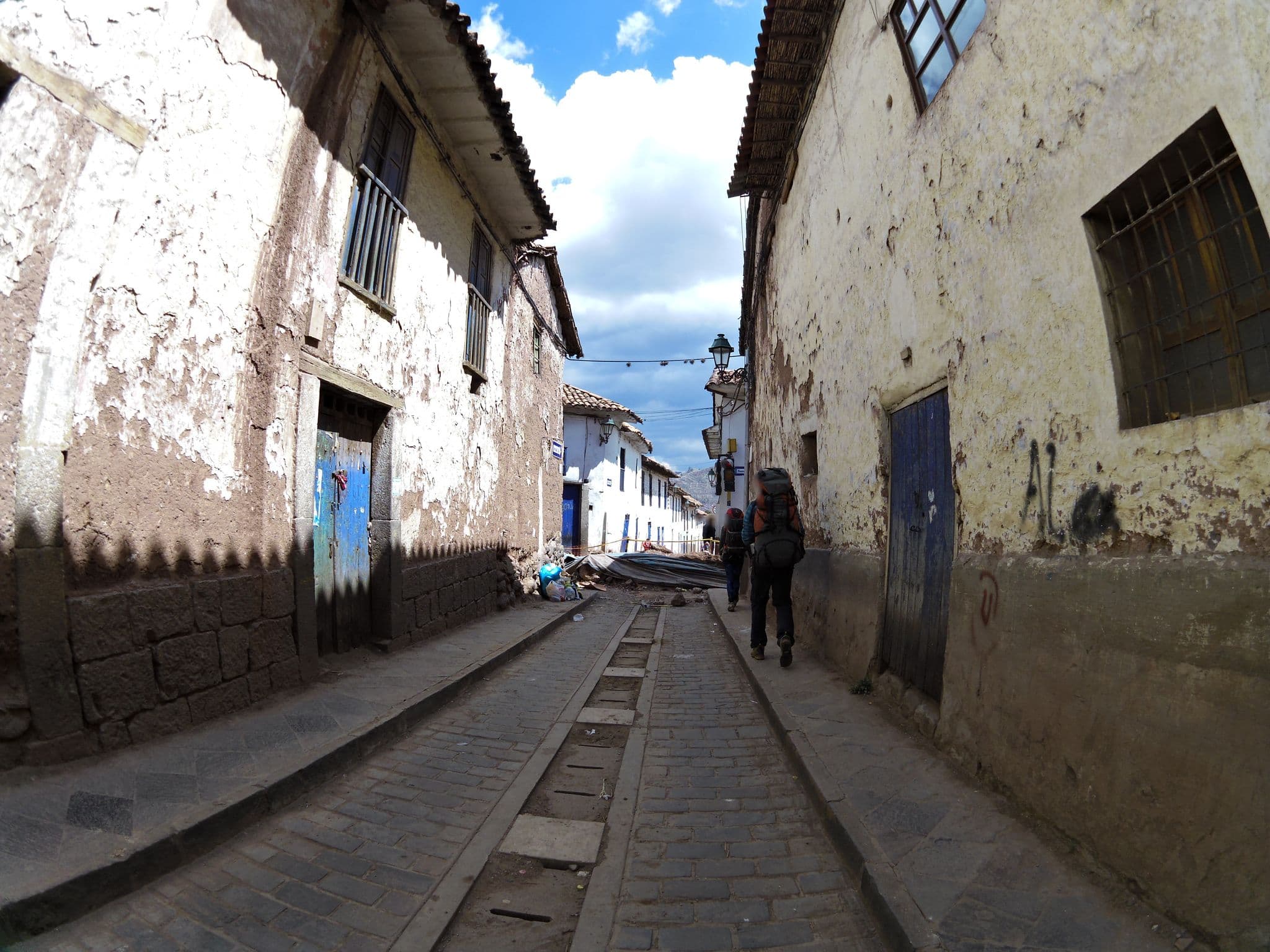 Street view near Sol Latino, Santiago