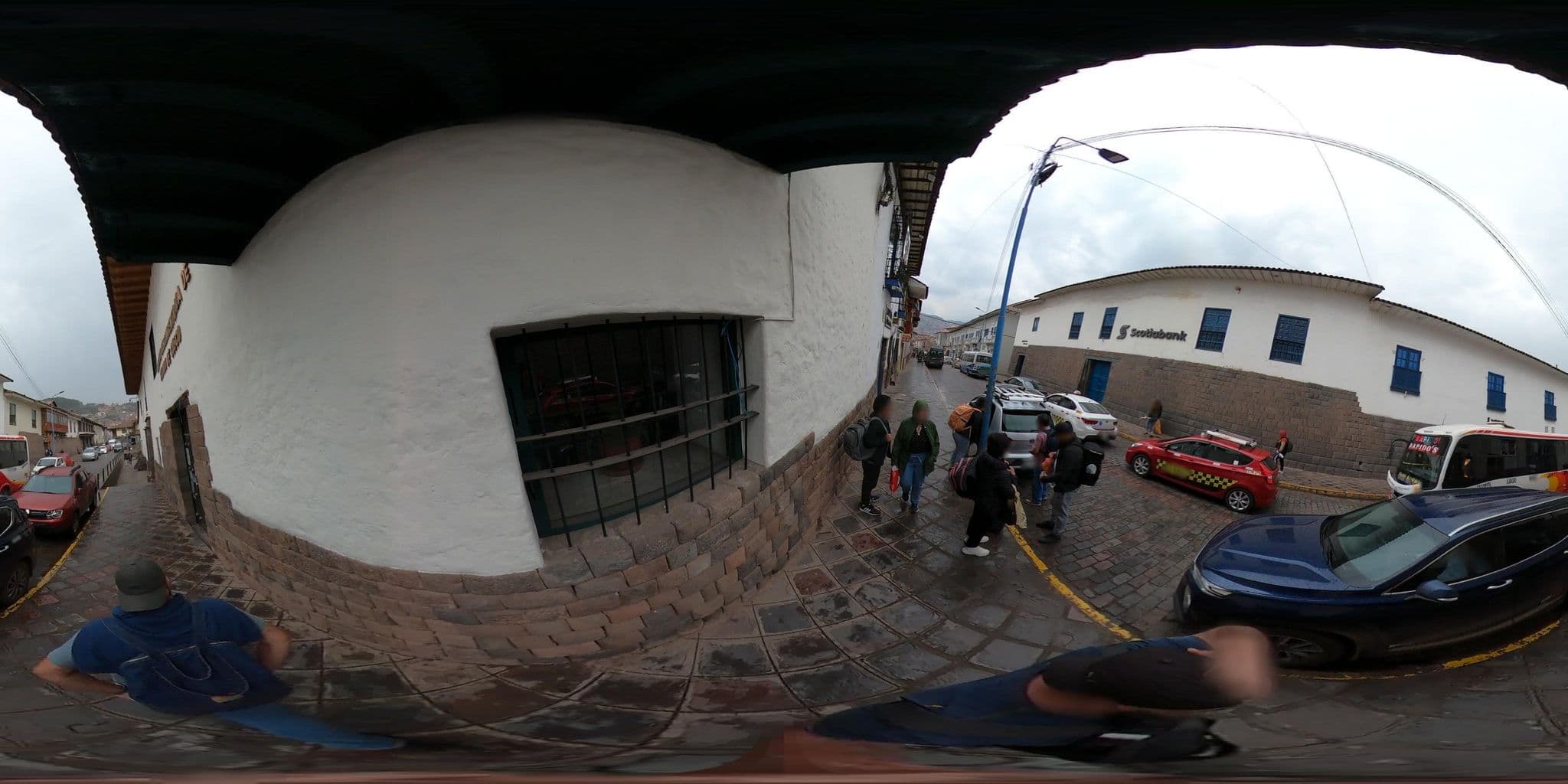Street view near Hostal Wasichay, Santiago