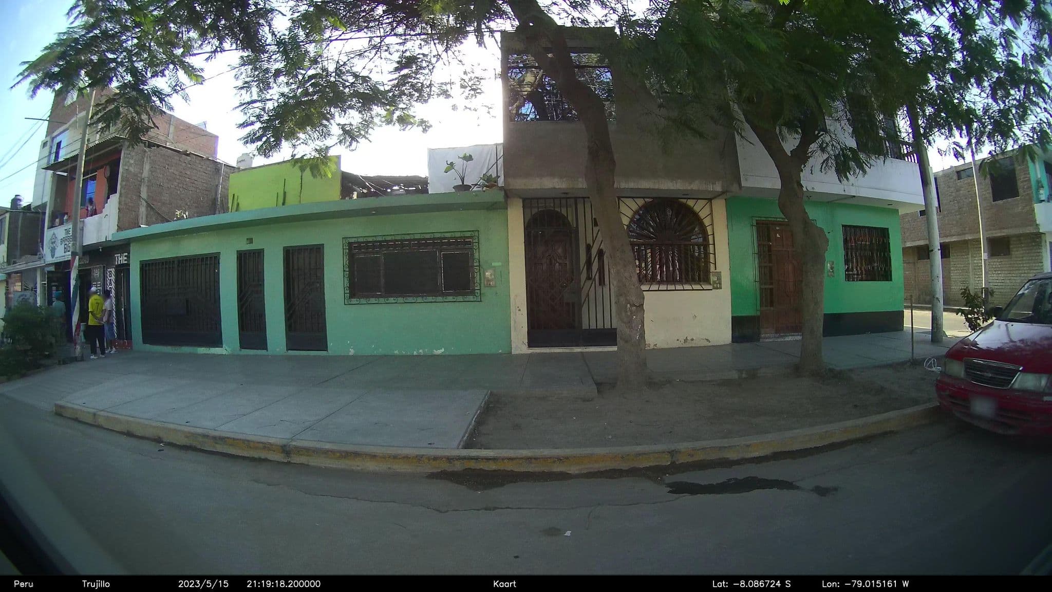 Street view near Hotel El Polo, Trujillo — © kaart_2 (CC BY-SA · Mapillary)