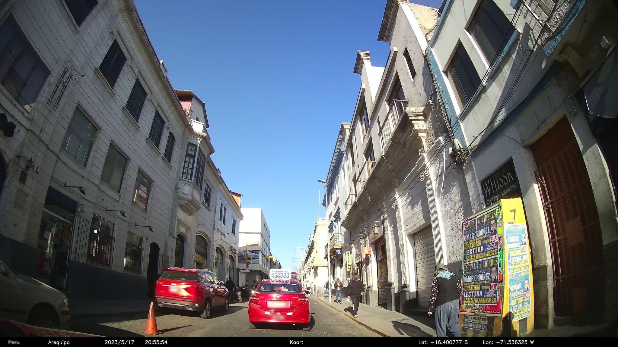 Street view near Papo's Hospedaje, Arequipa — © kaart_2 (CC BY-SA · Mapillary)