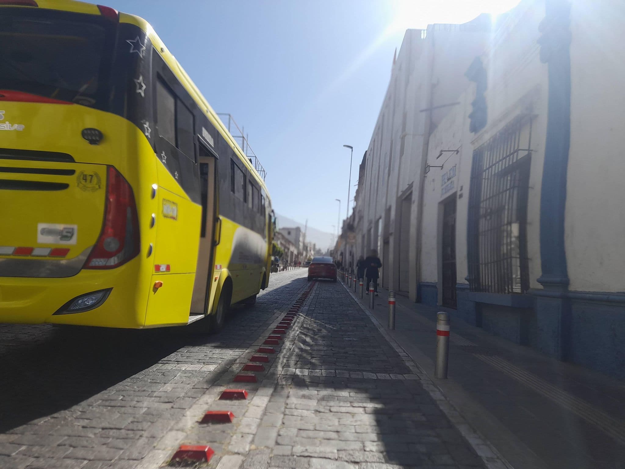 Street view near Tierra Viva, Arequipa