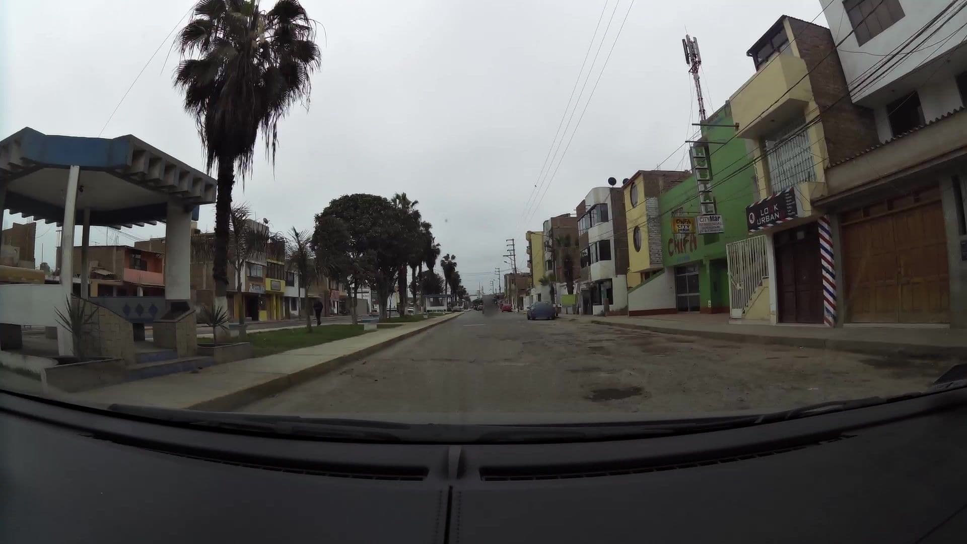 Street view near Hotel City Mar, Trujillo