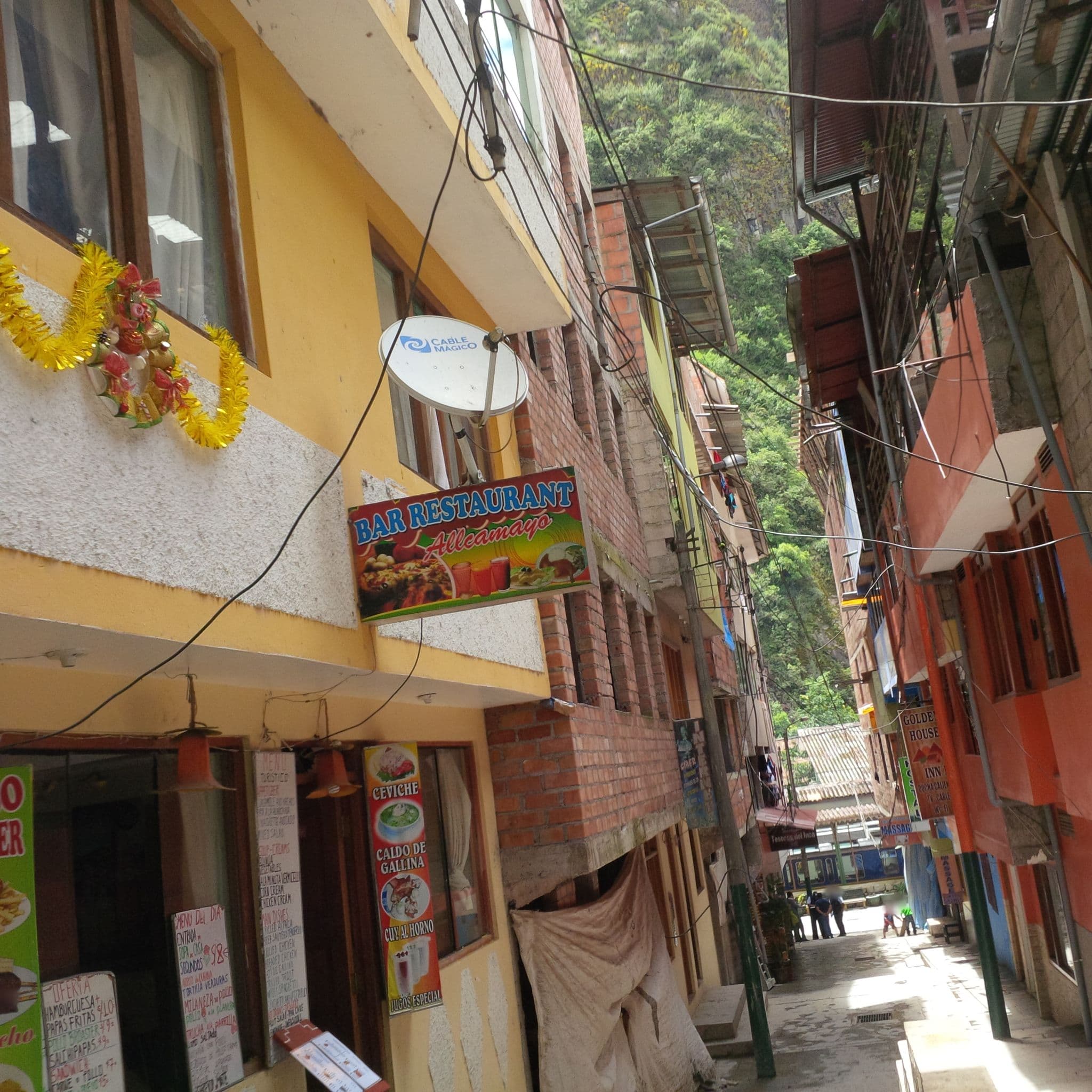 Street view near Illary Inn, Machupicchu