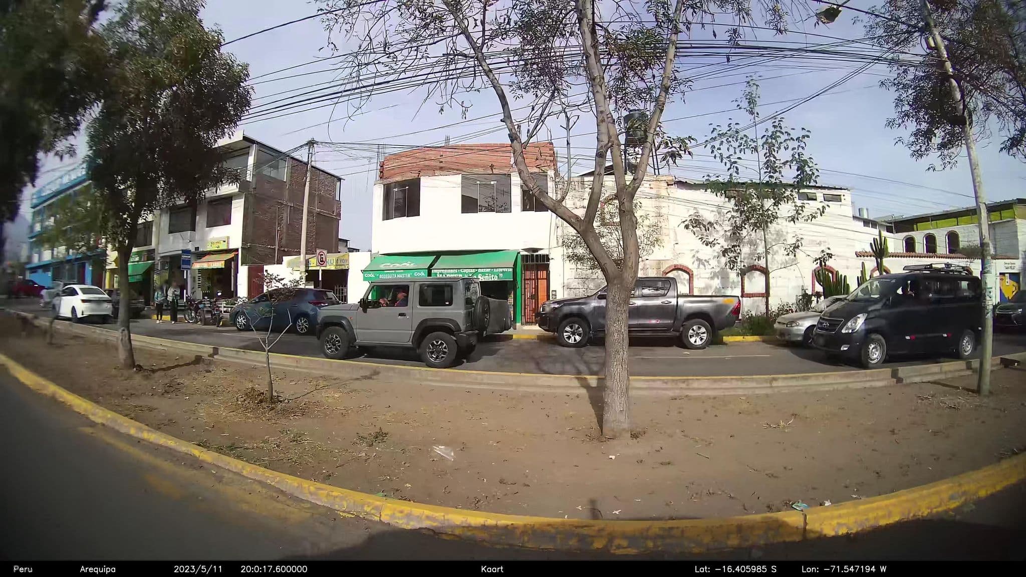 Street view near Casa Mores Inn, Arequipa