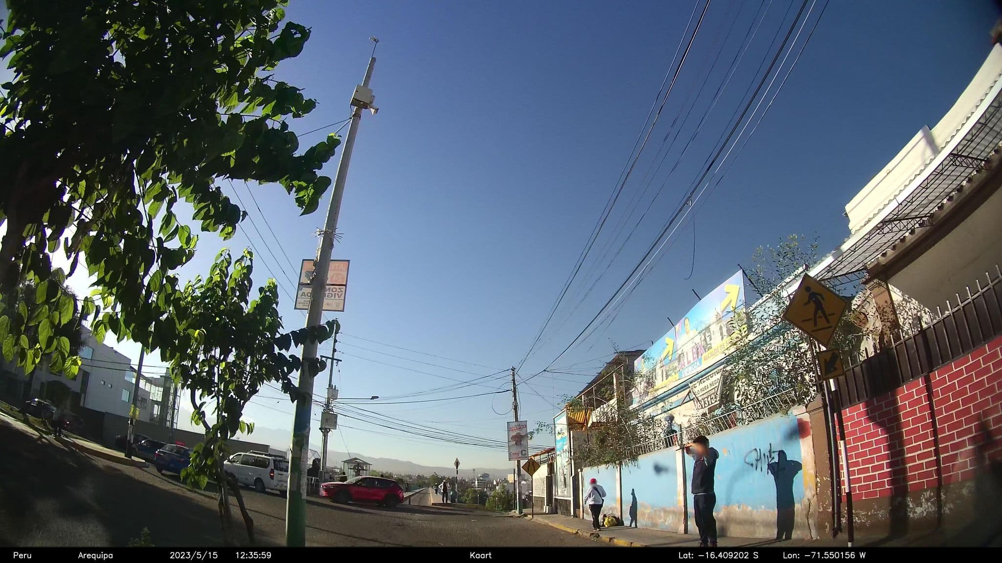 Street view near Casa Baraquel, Arequipa